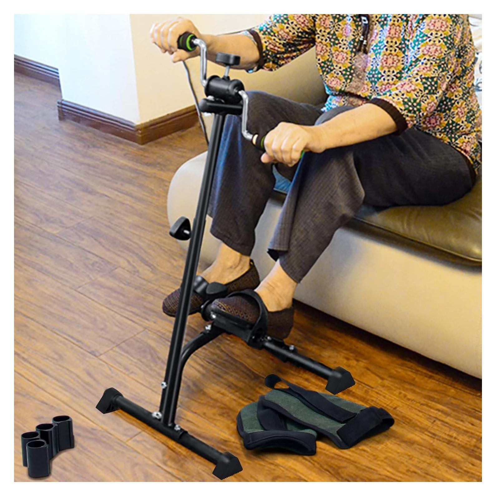 Ejercitador de Pedales HEVIRGO para Ejercicio en Casa - Negro