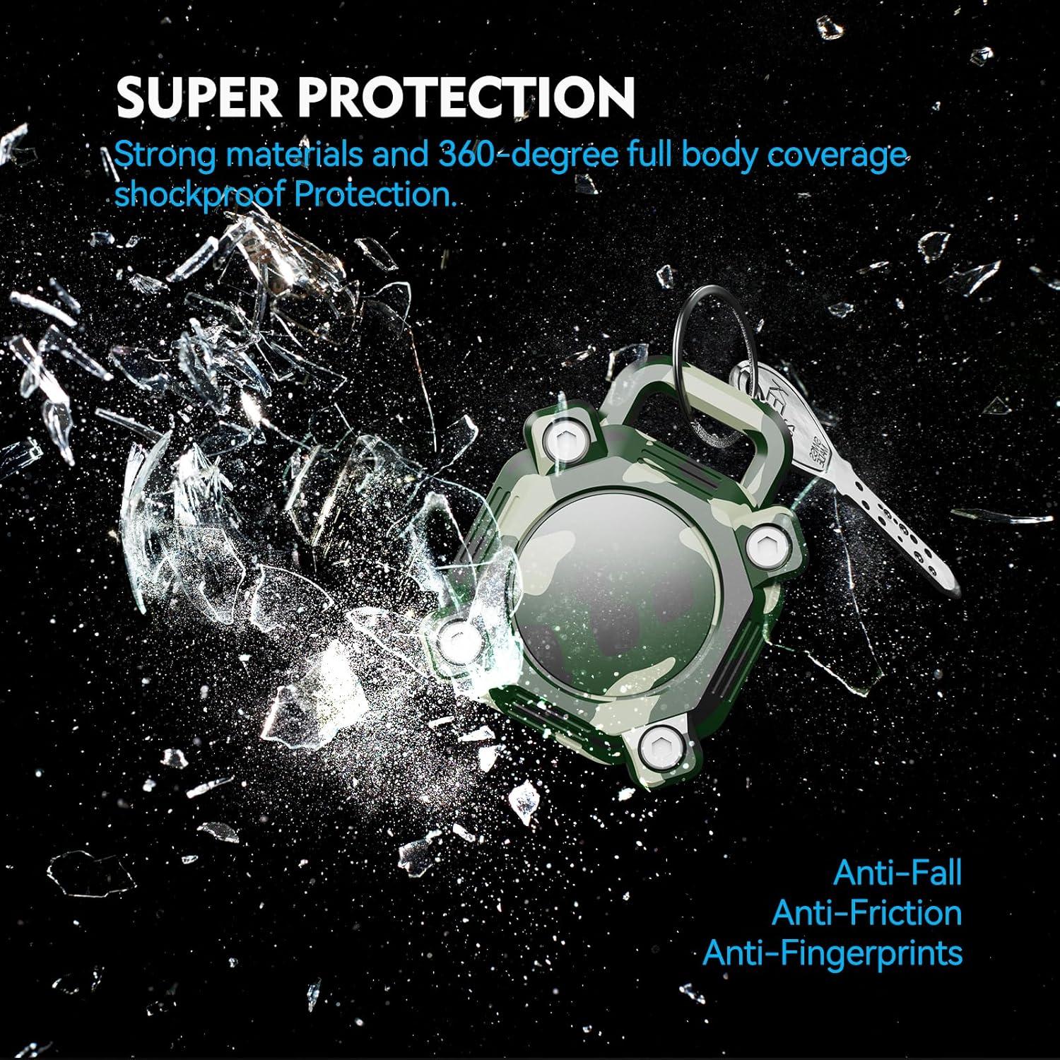 Funda impermeable TigoMigo para Air Tag 2 Pack - A prueba de golpes