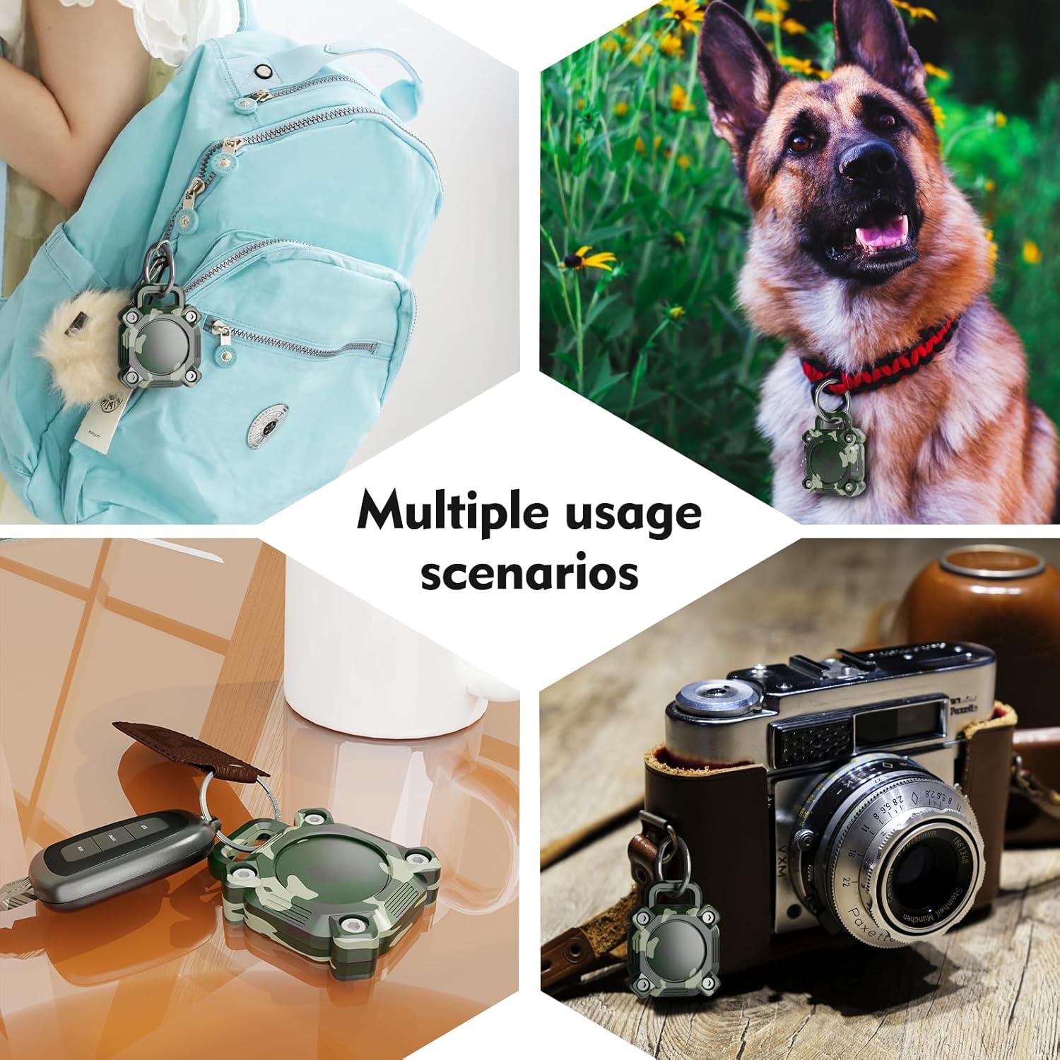 Funda impermeable TigoMigo para Air Tag 2 Pack - A prueba de golpes