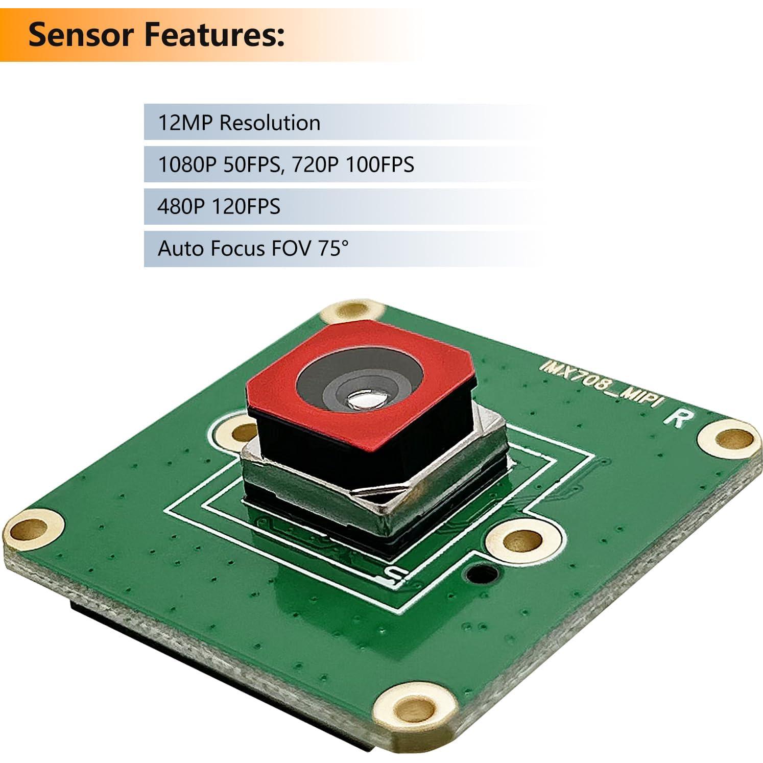 Módulo de Cámara 12MP Innomaker IMX708 para Raspberry Pi