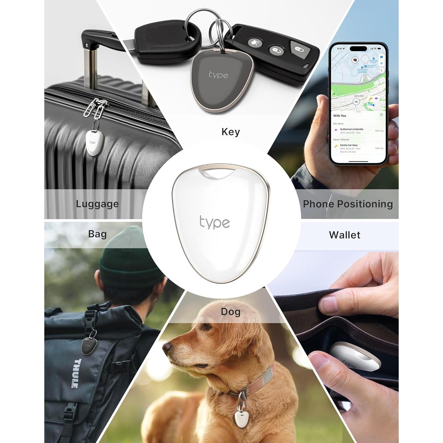 Etiquetas de Rastreo Bluetooth Typecase AK300 para iOS