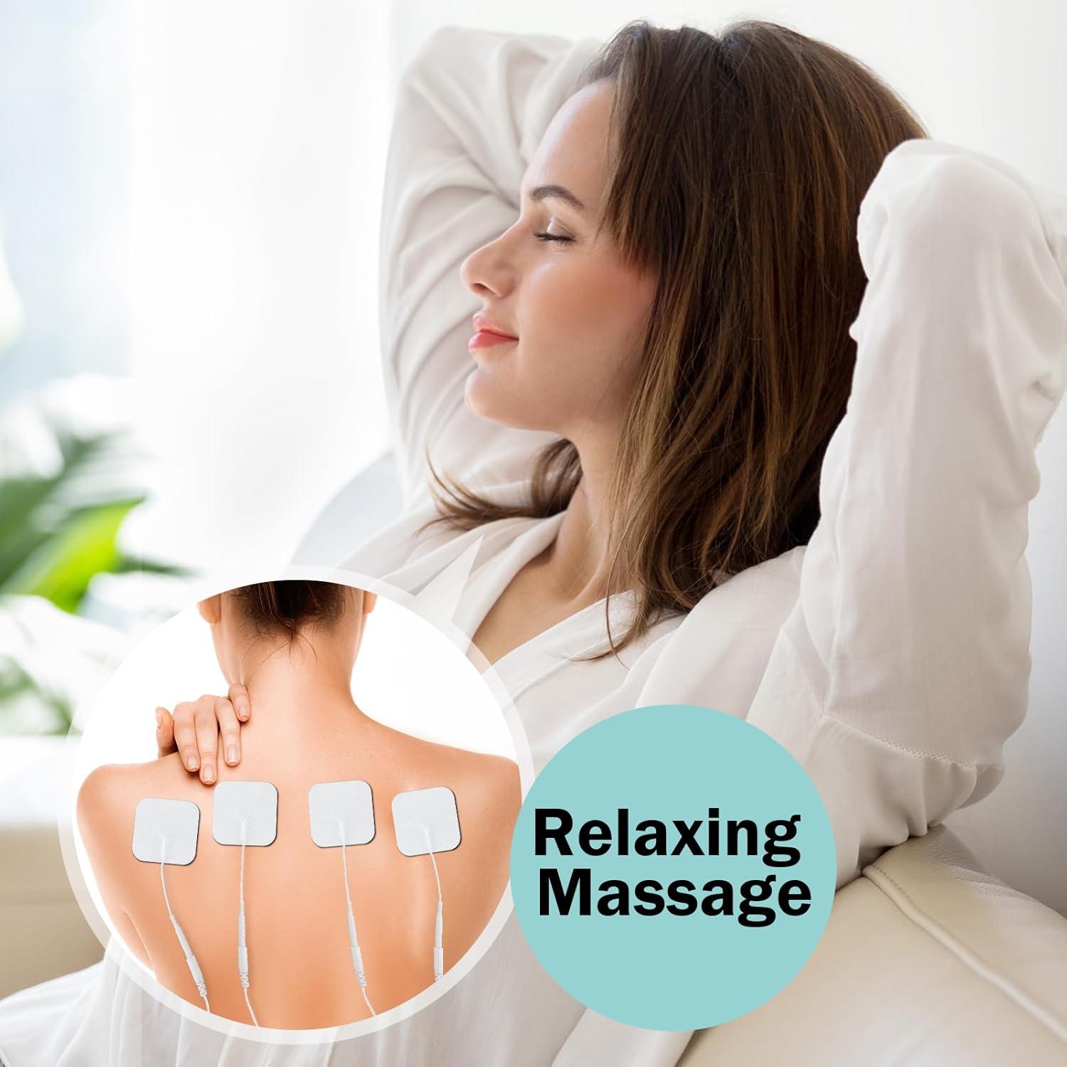 NURSAL Máquina Estimuladora Muscular TENS 3 en 1