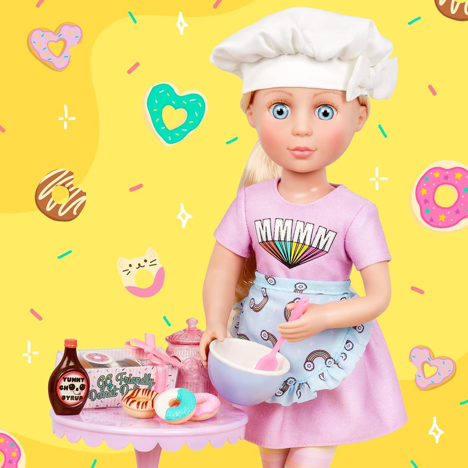 Glitter Girls – 14-Inch Doll Accessories – Donut Baking Set – Play Food, Mixer, & Kitchen Accessories – Cooking Set – 3+ Years– Children’s Toys