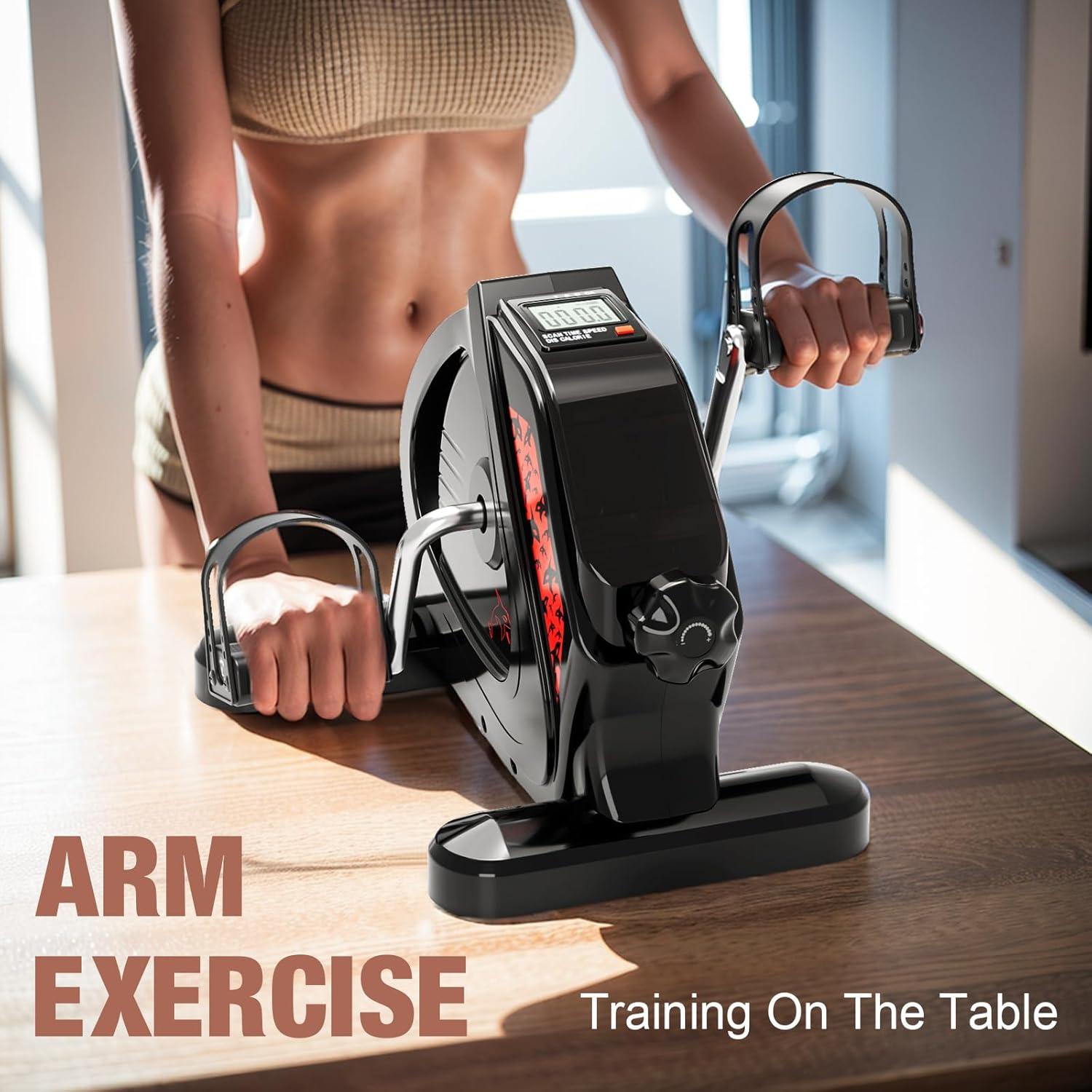 Ejercitador de Pedales MGYM Metal Resistente con Pantalla LCD