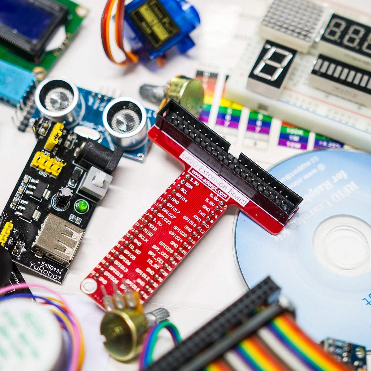 Kit de Inicio Adeept para Raspberry Pi 4 y 3 - 26 Proyectos