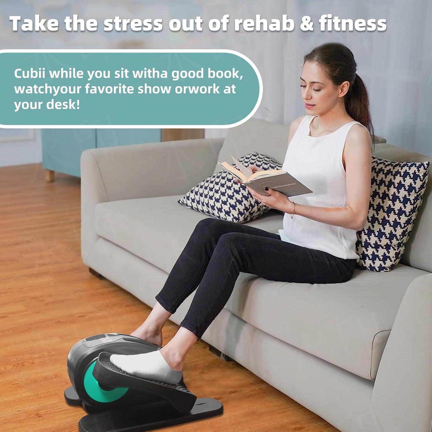 Elíptica Bajo Escritorio E-Shine Leisure Compacta con Control Remoto