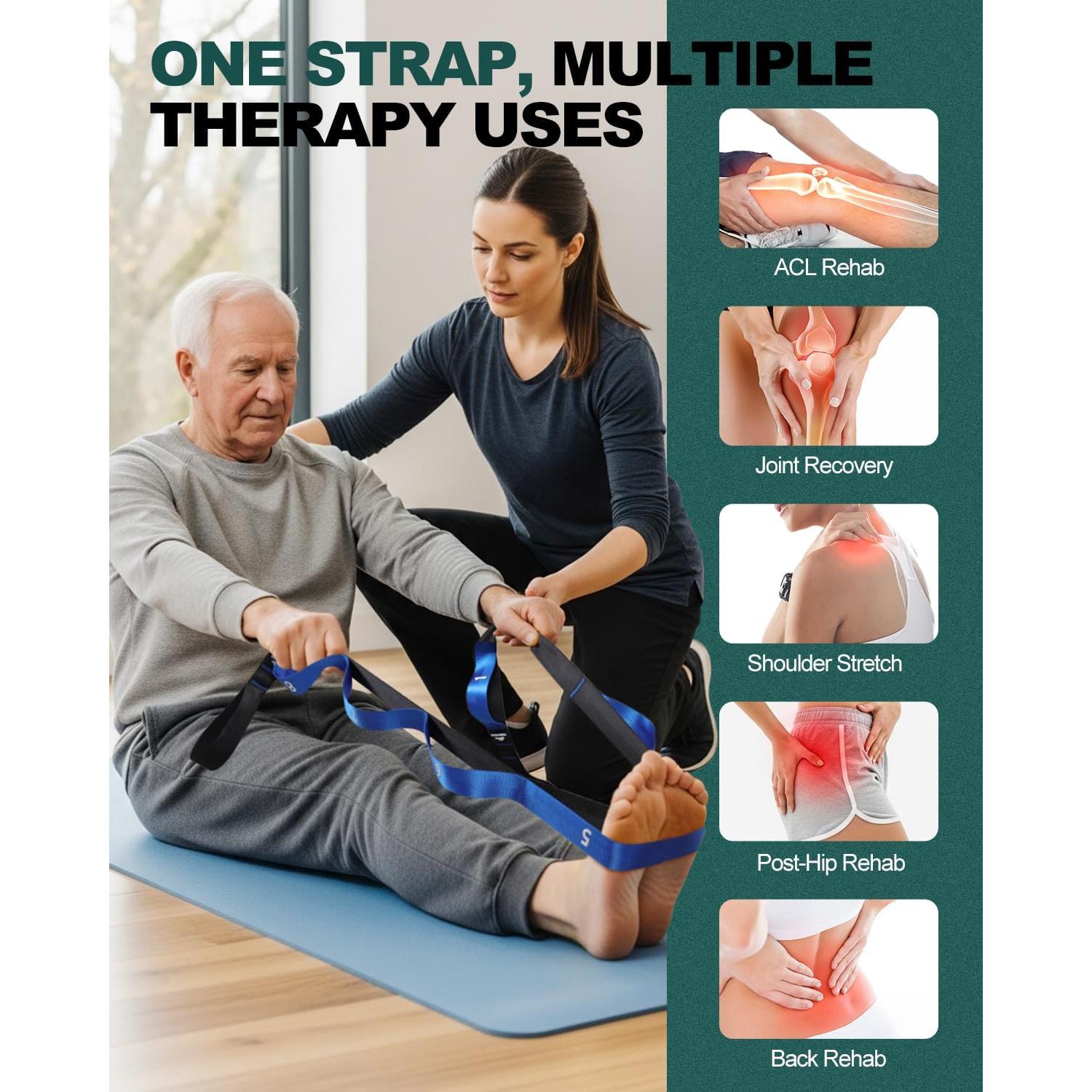 Correa de Estiramiento Trideer 205.74 cm Nylon Azul