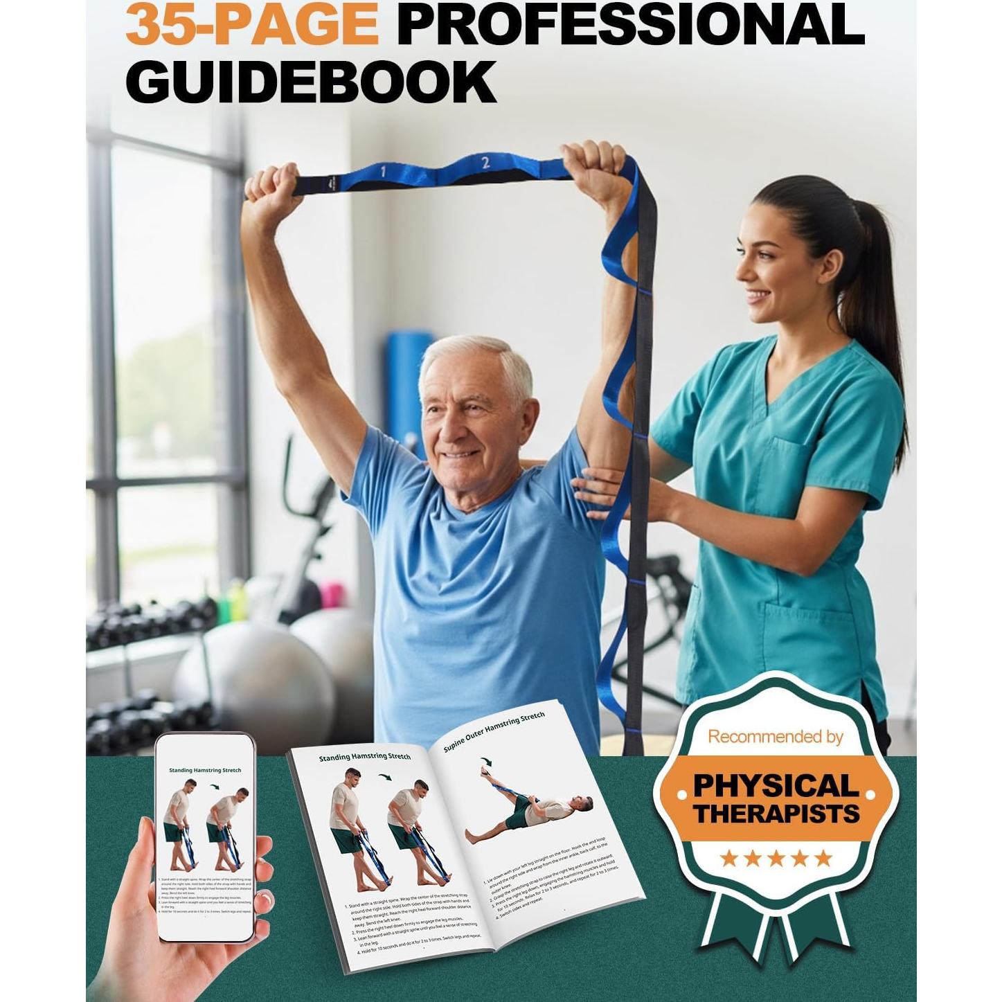 Correa de Estiramiento Trideer 205.74 cm Nylon Azul