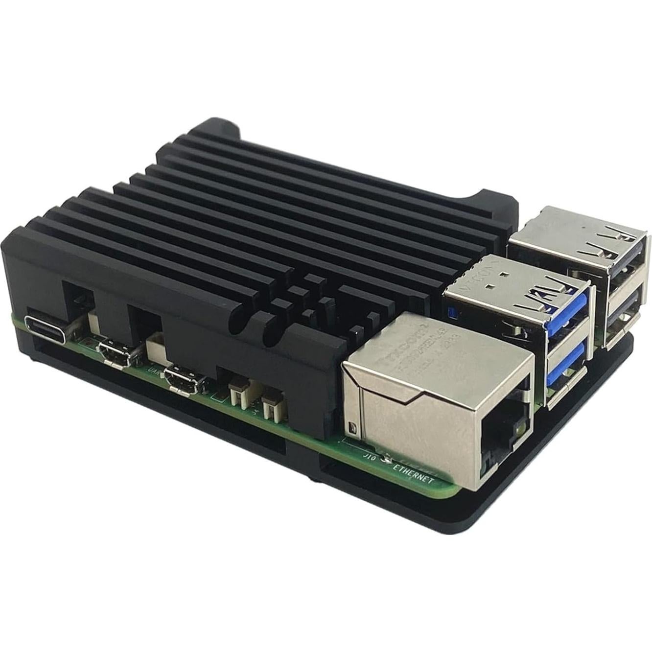 Caja de Aluminio para Raspberry Pi 5 con Enfriador Pasivo