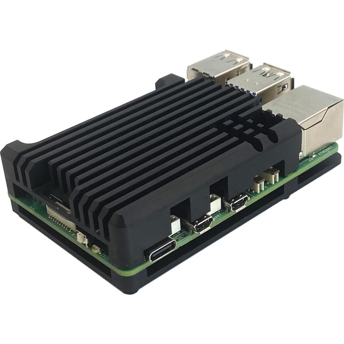 Caja de Aluminio para Raspberry Pi 5 con Enfriador Pasivo