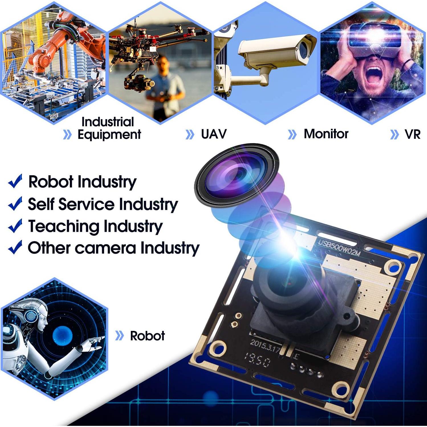 Cámara USB HD 5MP CMOS OV5640 2592x1944 Plug&Play