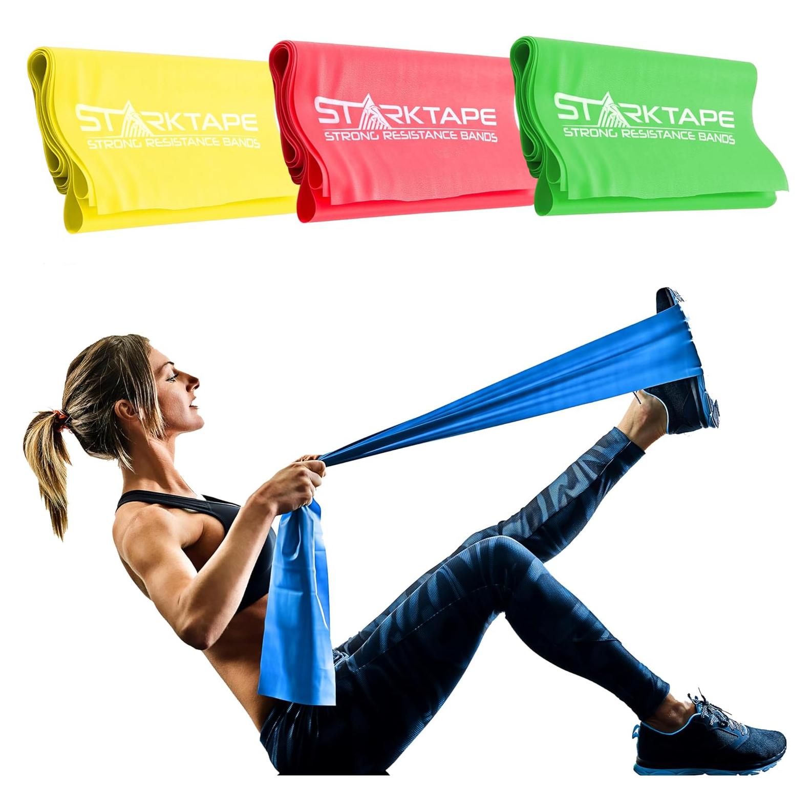 Juego de Bandas de Resistencia Starktape Sin Látex 3 Unidades