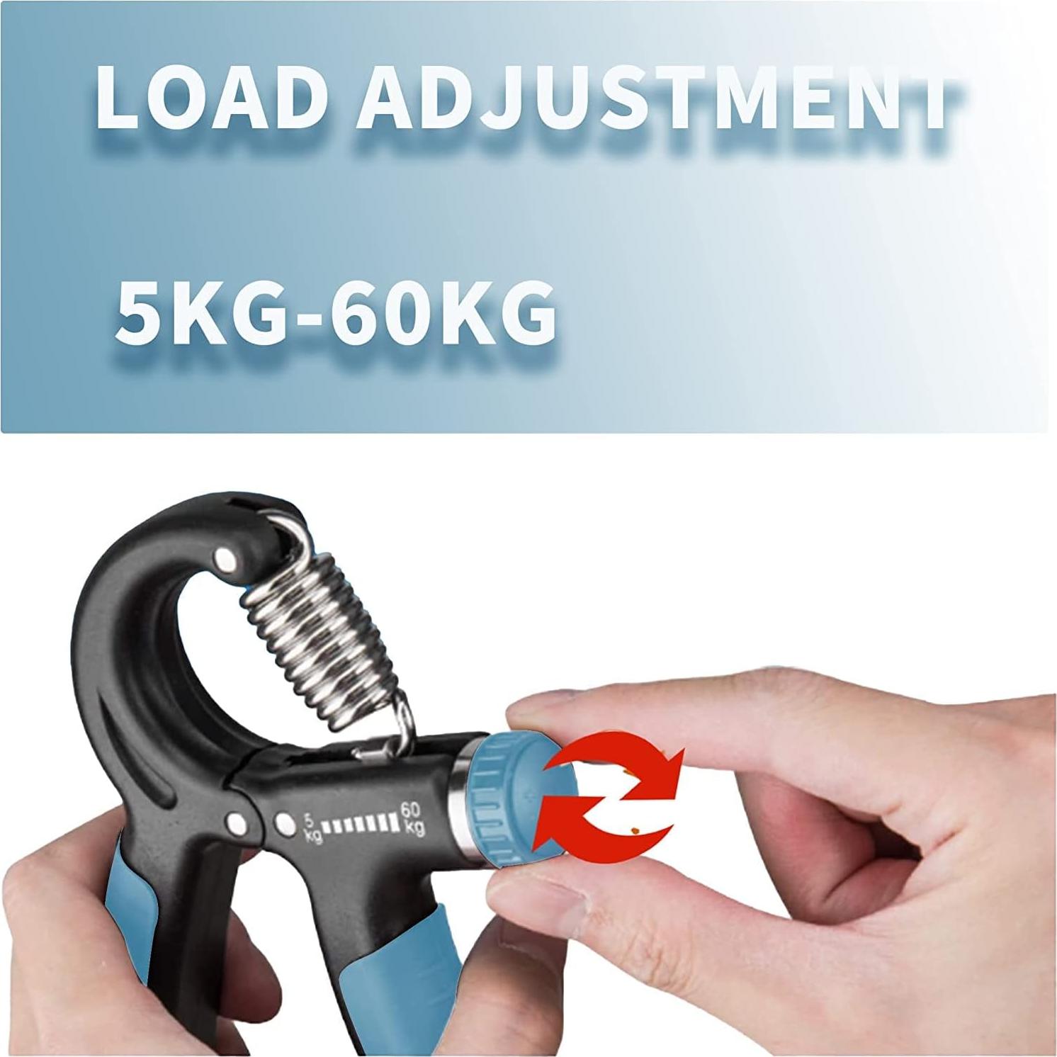 Entrenador de Fuerza de Agarre HCT STYLE Ajustable 5-60kg