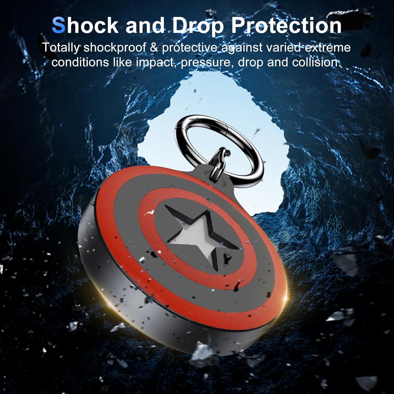 Soporte de Aluminio Impermeable HAOXEN para Airtag - Gris Oscuro