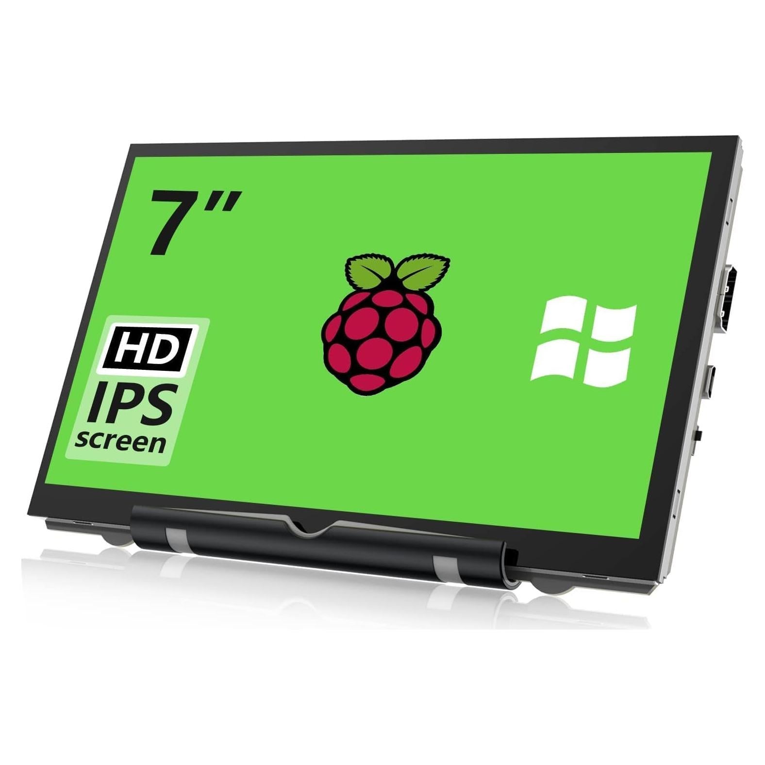 Monitor Portátil 7" HAMTYSAN HDMI 800x480 IPS para Raspberry Pi