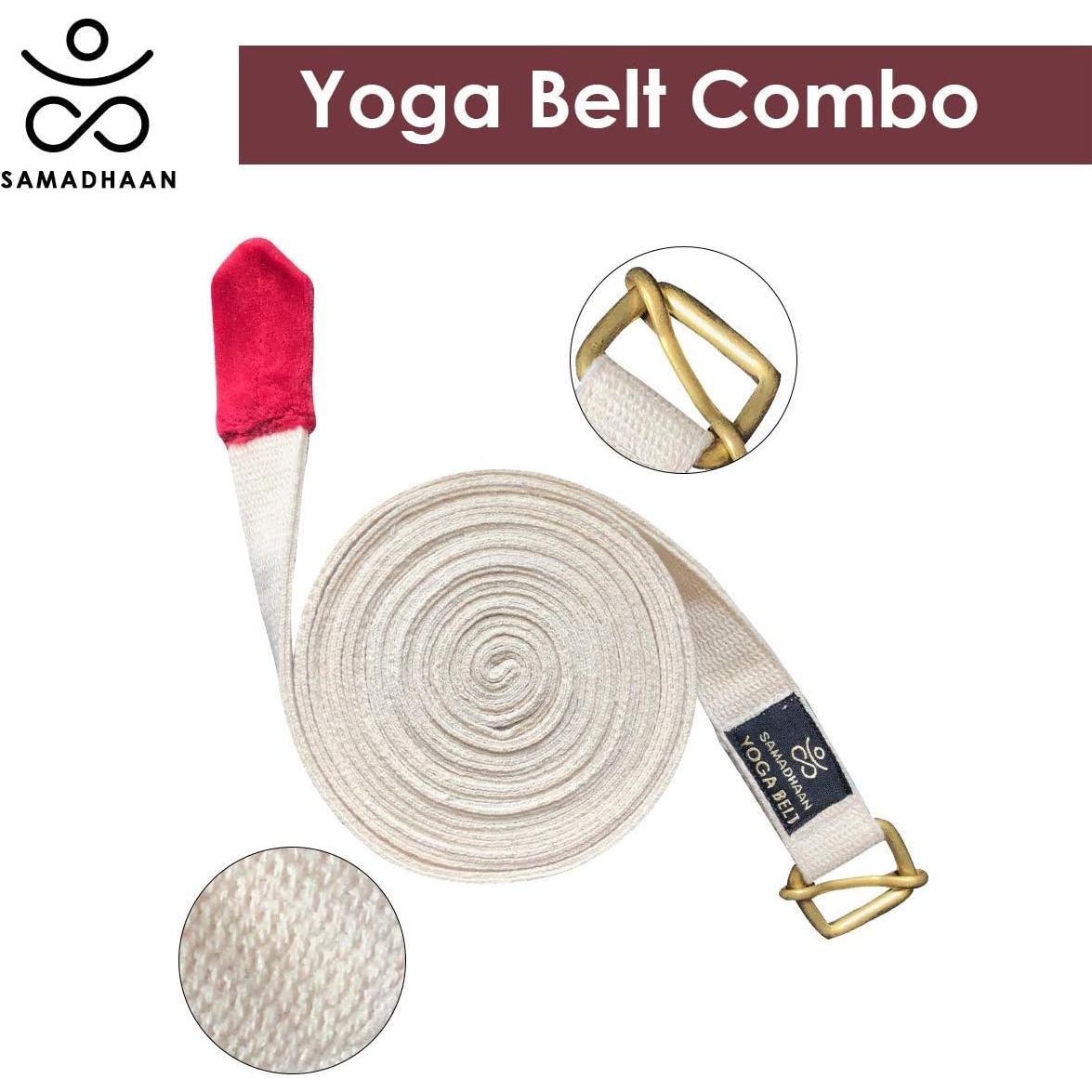 Correa de Yoga Samadhaan Ajustable Doble Grosor Pack de 2