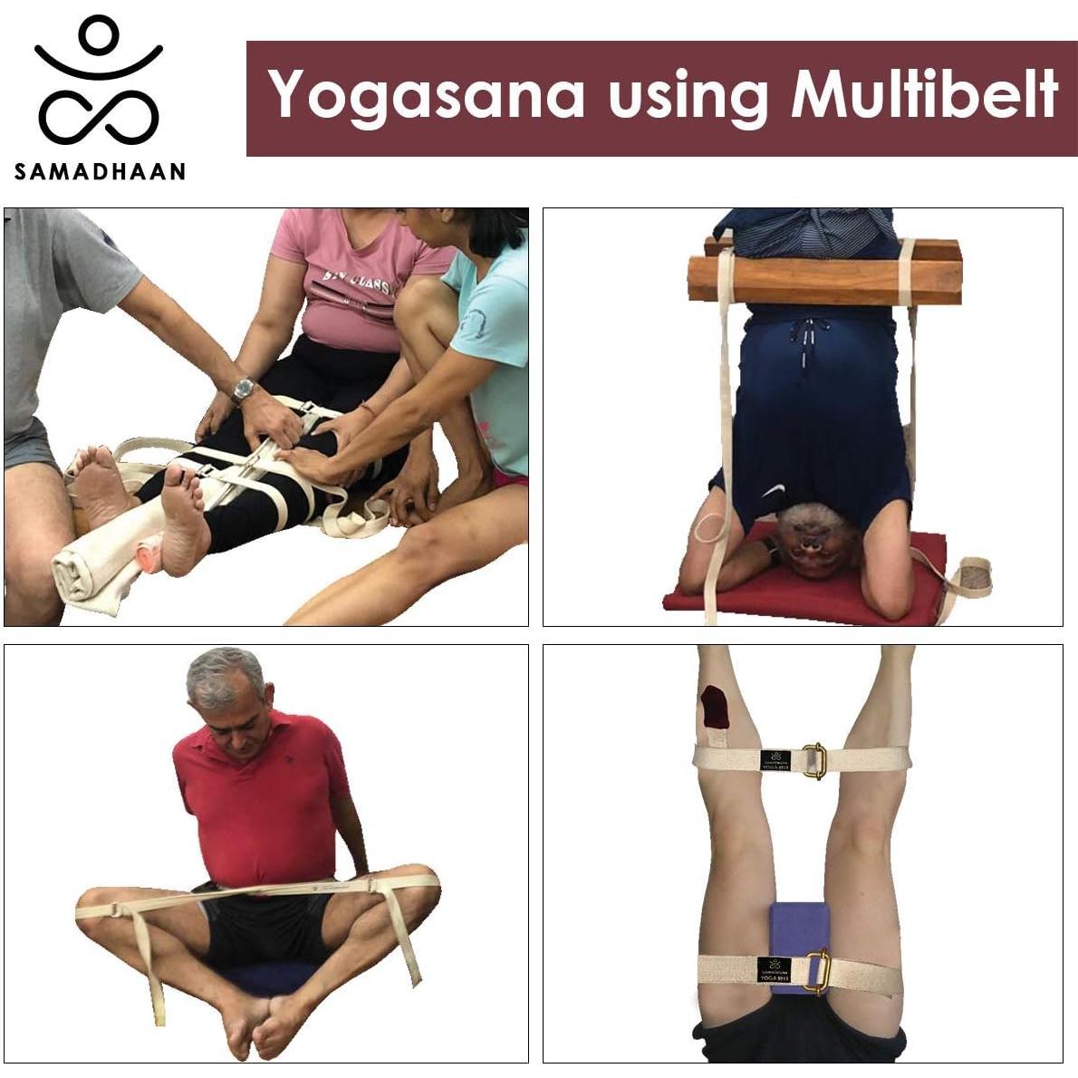 Correa de Yoga Samadhaan Ajustable Doble Grosor Pack de 2