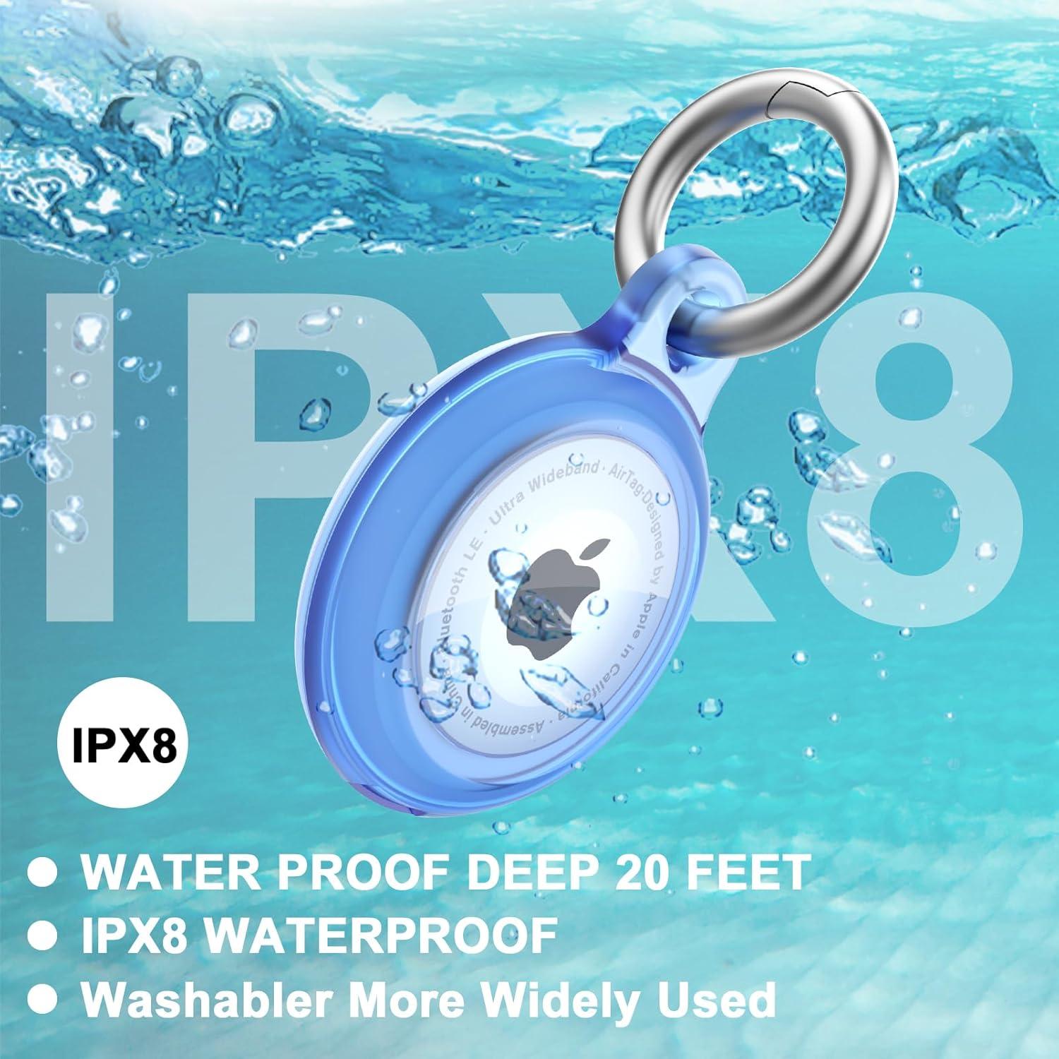 Funda impermeable para AirTag SEVROK - 4 unidades, protección total