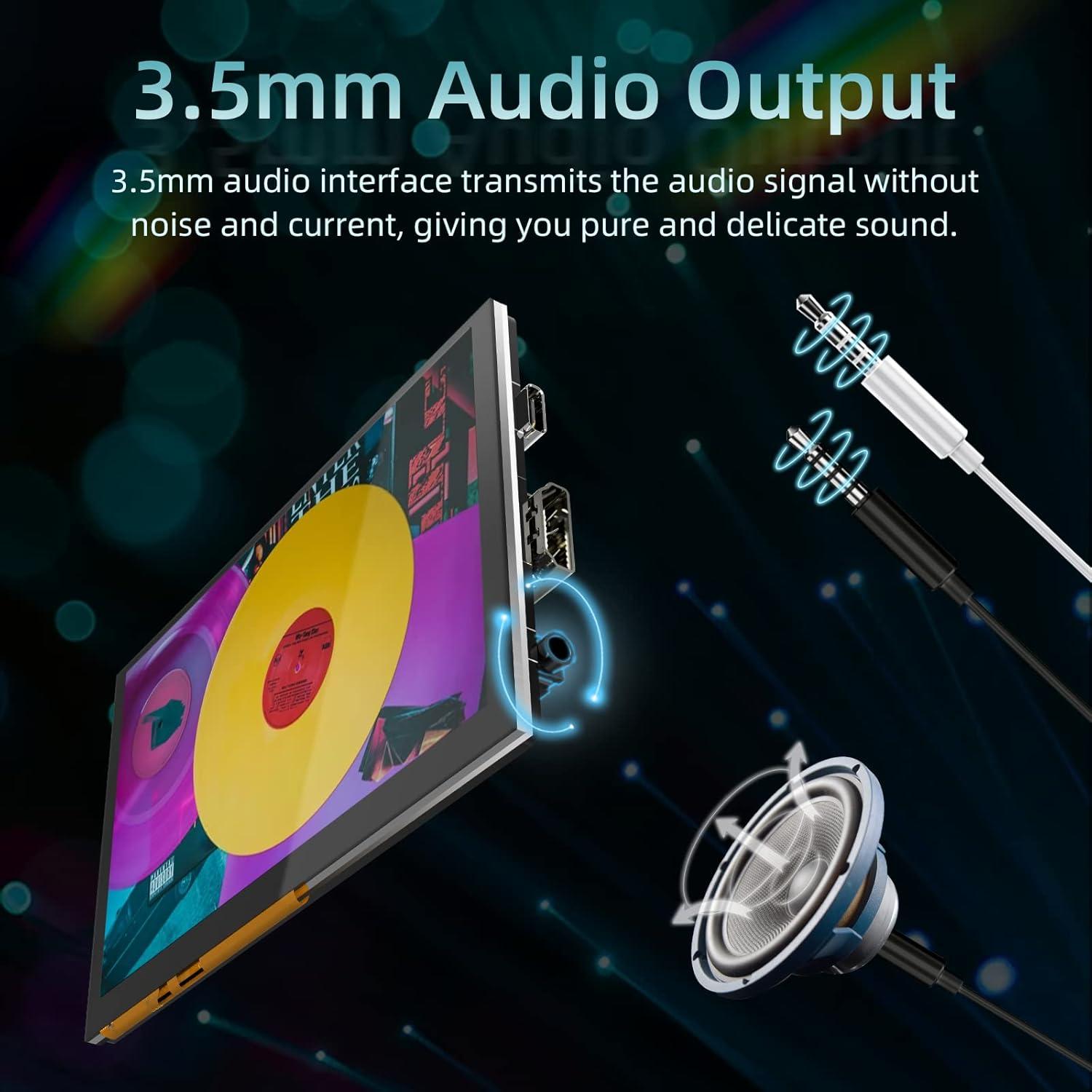 Pantalla Táctil HDMI 5" BIGTREETECH 800x480 IPS Compatible Raspberry Pi