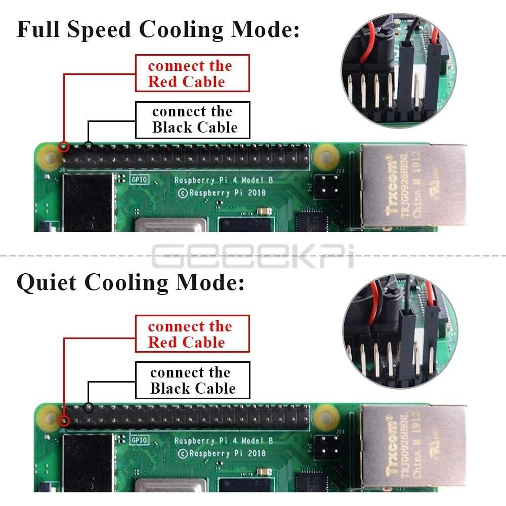 Caja de Clúster GeeekPi para Raspberry Pi 4/3/2 con Ventiladores