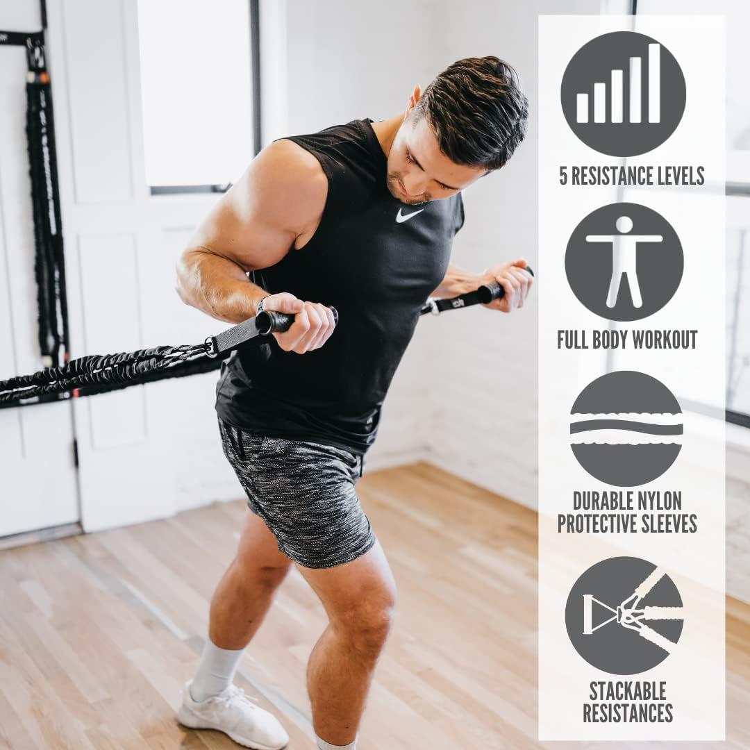 Sistema de Cuerda de Resistencia 4KOR Deluxe para Hombros y Cuerpo