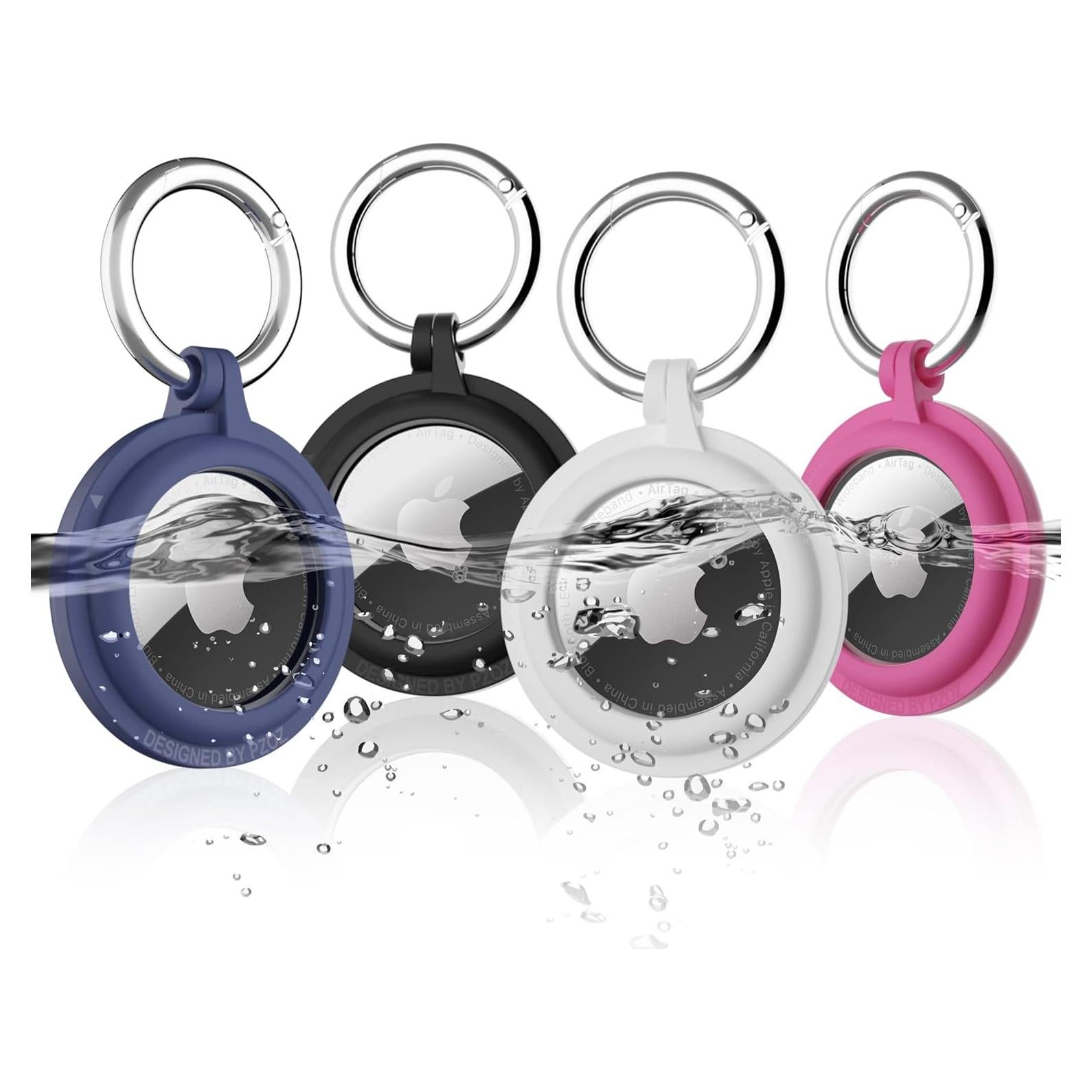 Funda Llavero PZOZ 4 Paquete para Apple AirTag Multicolor