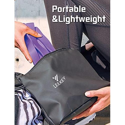 Bandas de Resistencia LEEKEY 5 Niveles para Ejercicio en Casa