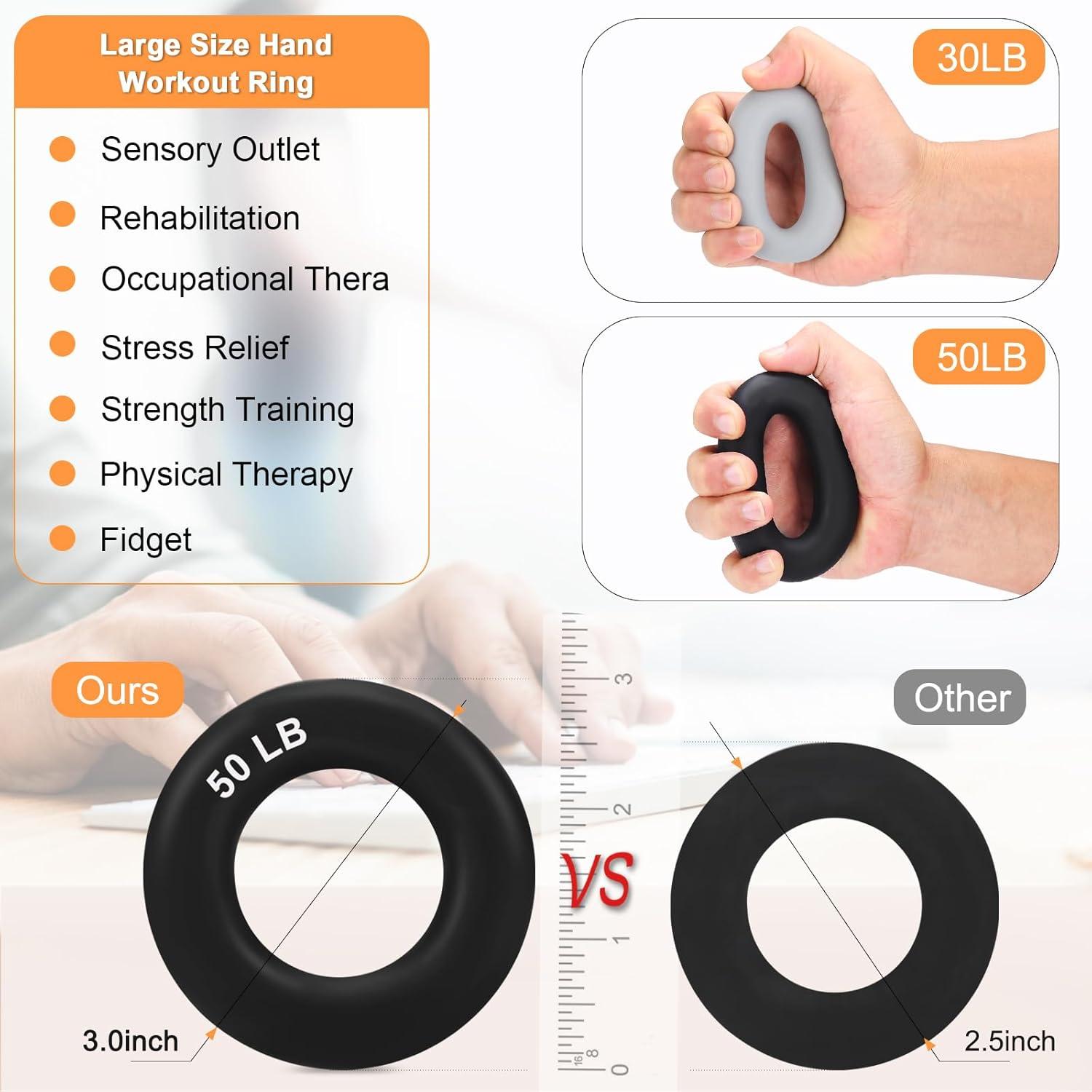 Kit de Fortalecimiento de Agarre Btfsoul - 8 Piezas Ajustables