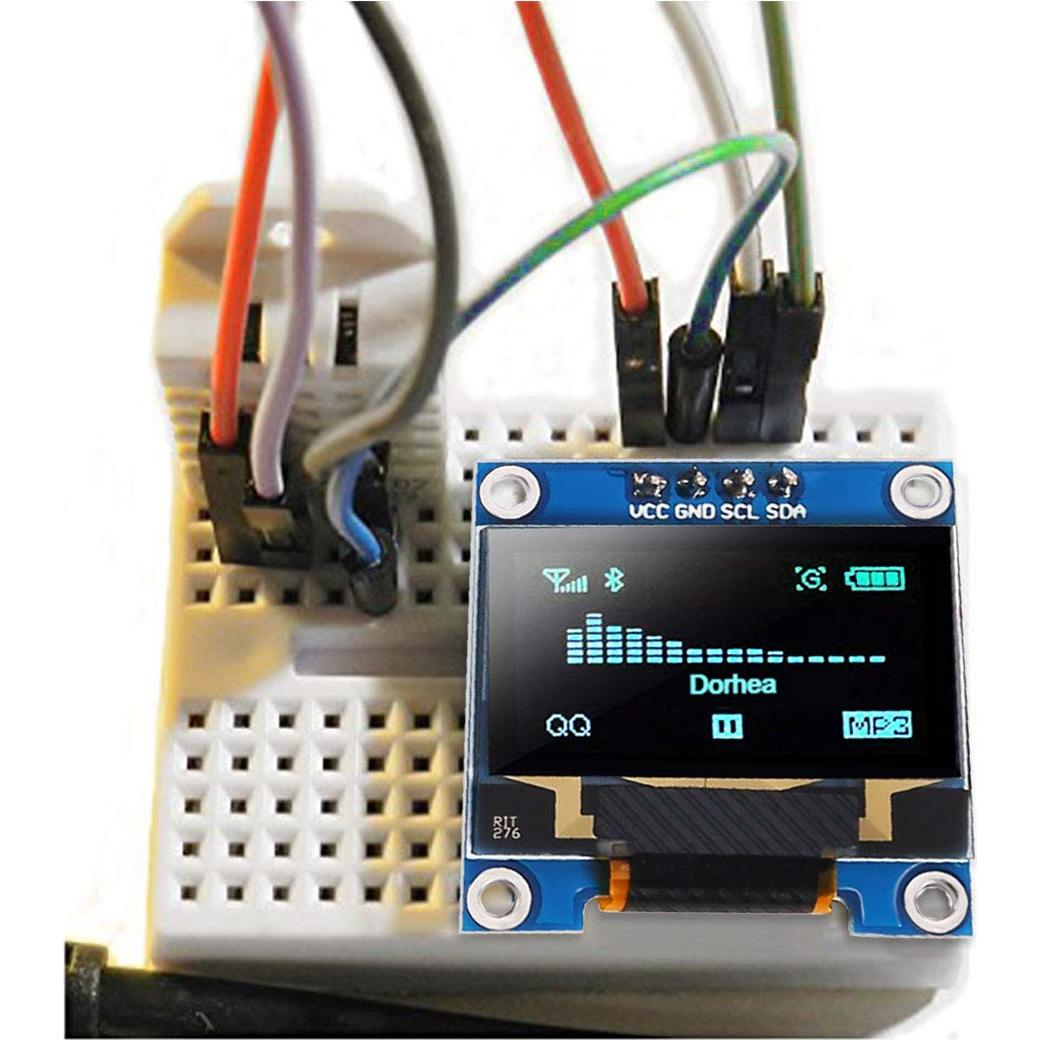 6 Módulos Pantalla OLED 0.96" DORHEA 128x64 I2C Azul