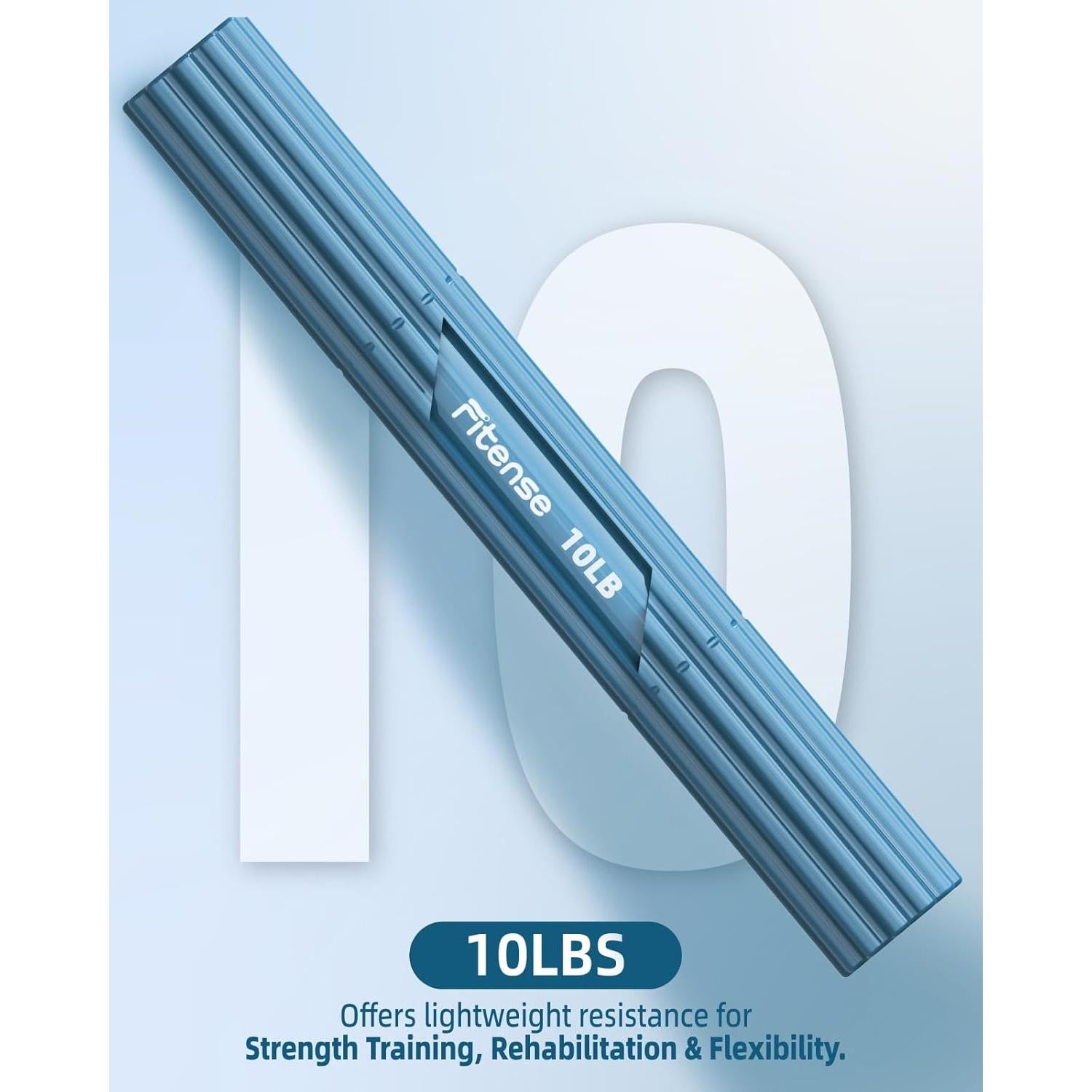 Barra de Terapia Flex Fitense 9.07 kg para Codo de Tenista