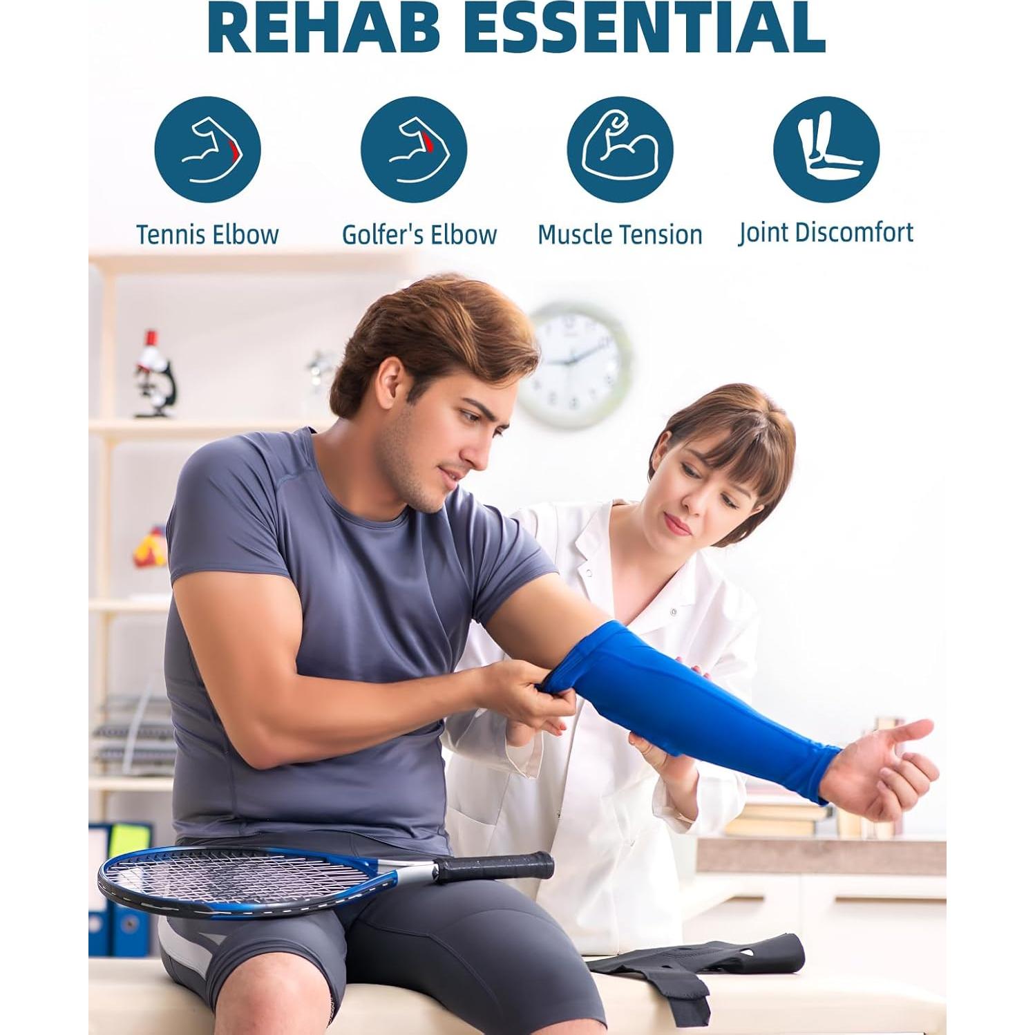 Barra de Terapia Flex Fitense 9.07 kg para Codo de Tenista