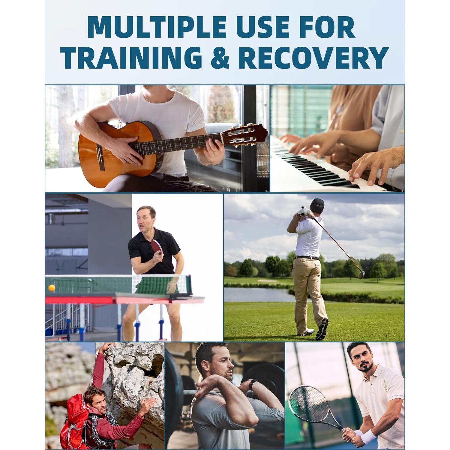 Barra de Terapia Flex Fitense 9.07 kg para Codo de Tenista