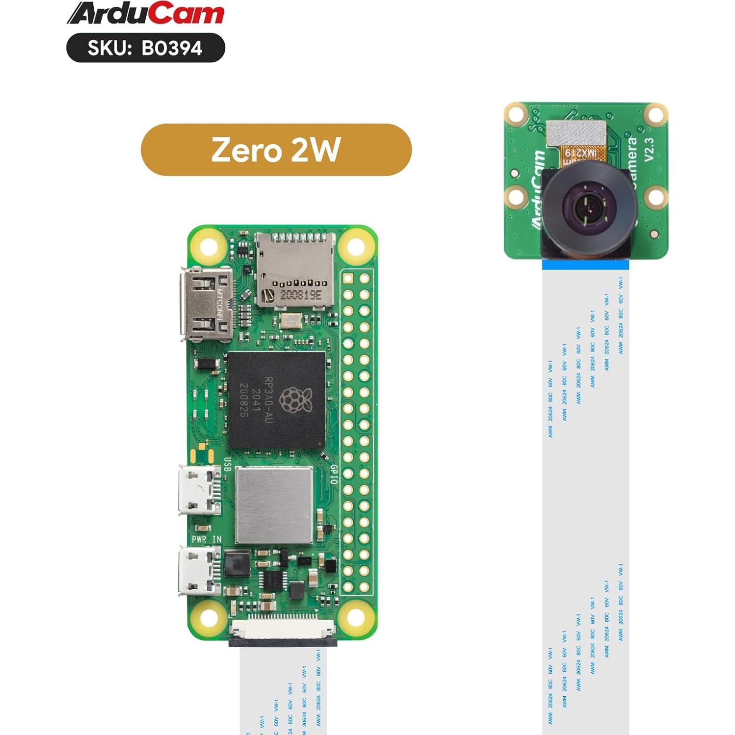 Módulo de Cámara Arducam 8MP IMX219 para Raspberry Pi - Lente M12