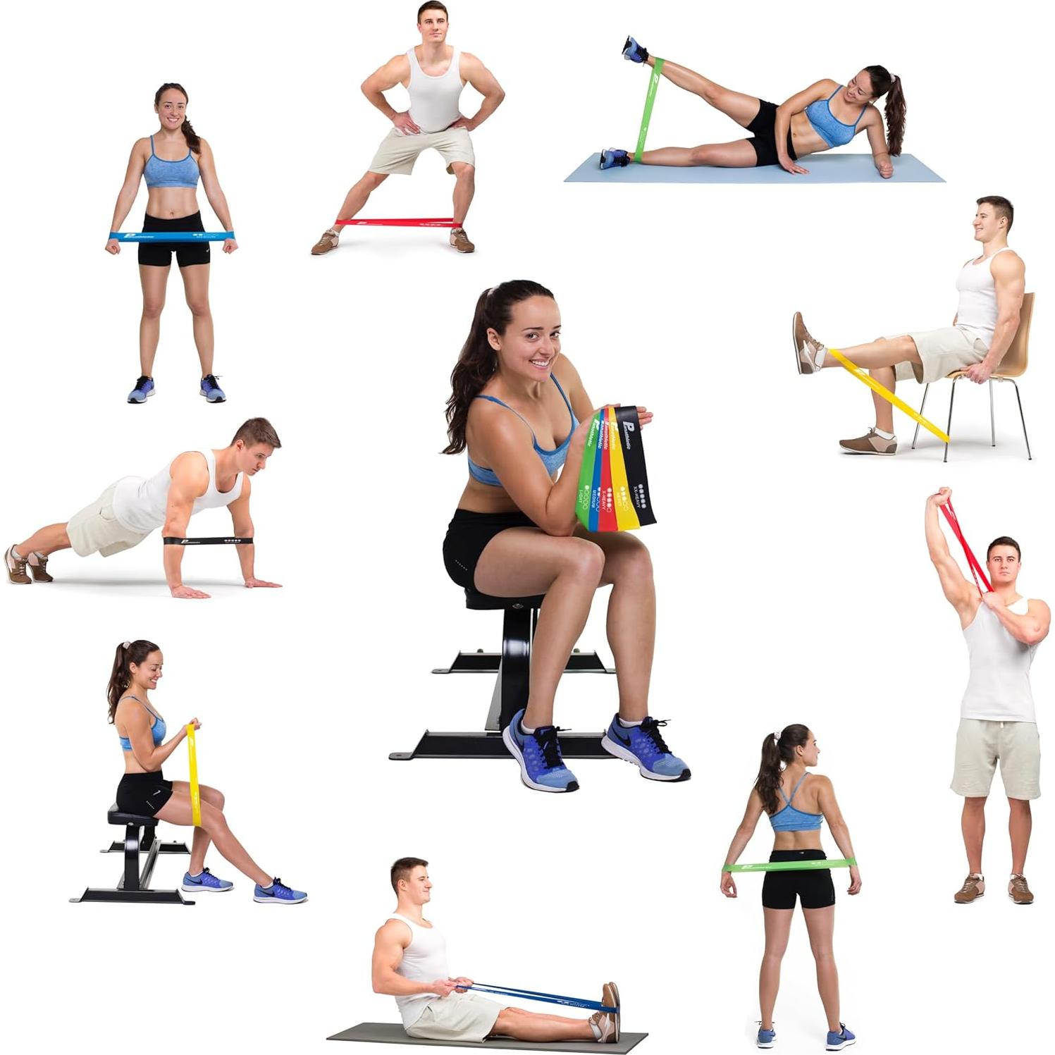Set de 5 Bandas de Resistencia Panathletic - Ejercicio y Fitness