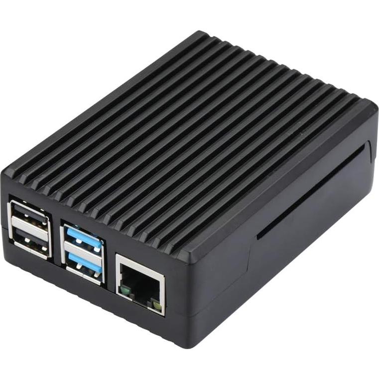Caja de Aluminio Negra para Raspberry Pi 4 Modelo B Unistorm