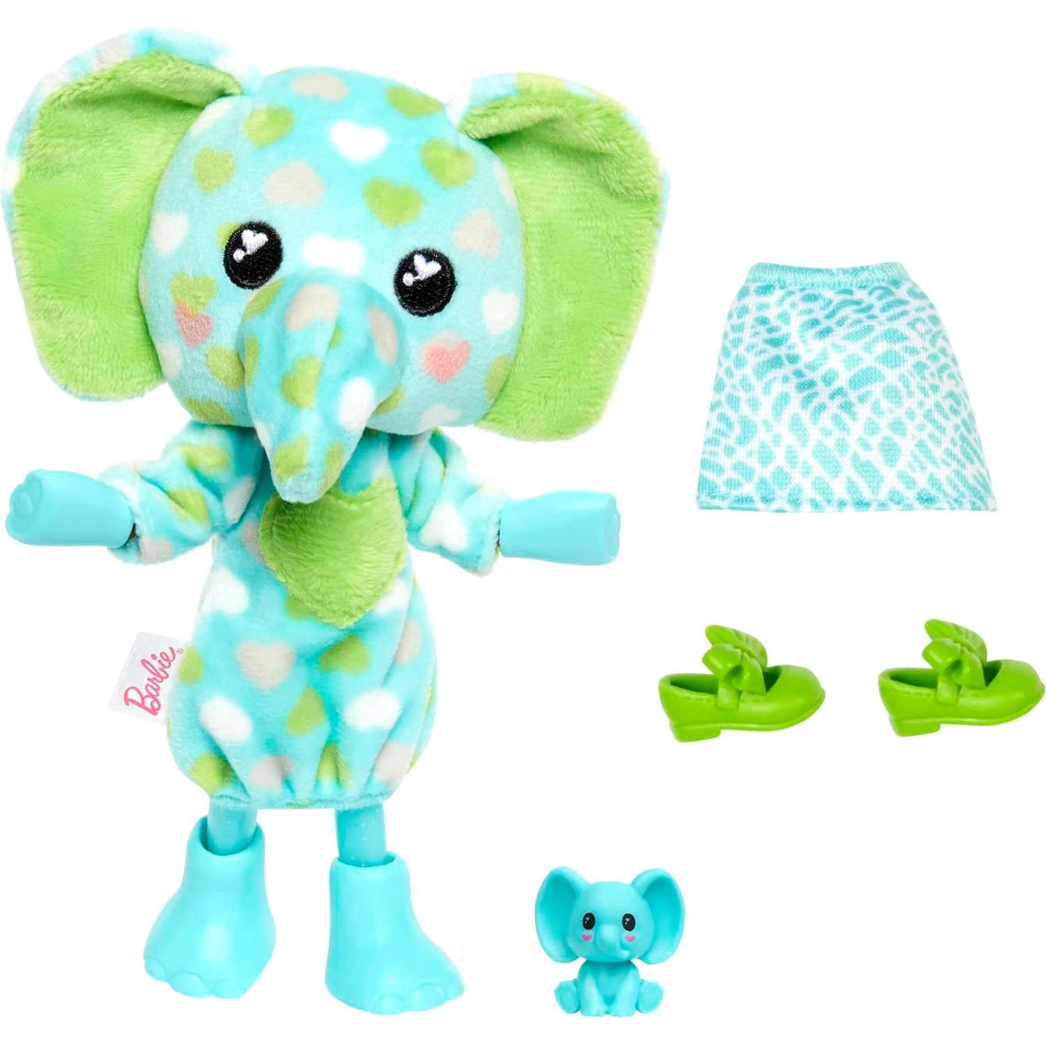Barbie Cutie Reveal Chelsea Muñeca Elefante 7 Sorpresas