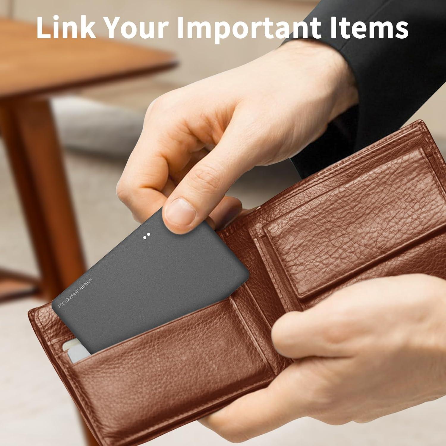 Tarjeta Rastreadora Bluetooth WAFTING para Cartera - Recargable