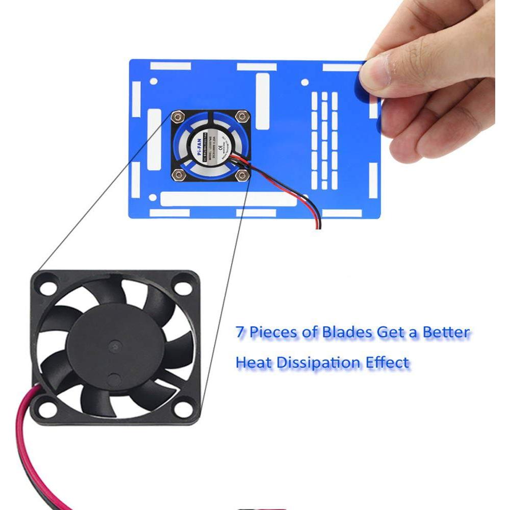 Ventilador Raspberry Pi AOICRIE 10 Piezas 3.3V 5V