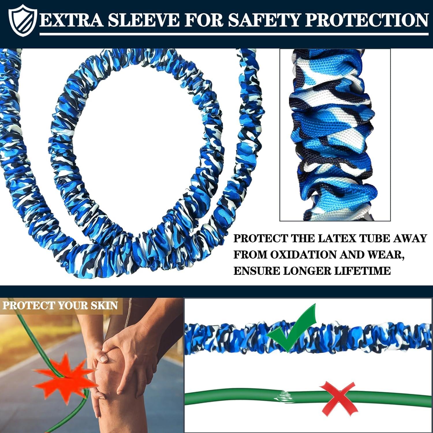 Bandas de Resistencia YLUERTDOO 300Lbs con Mangos y Anclaje