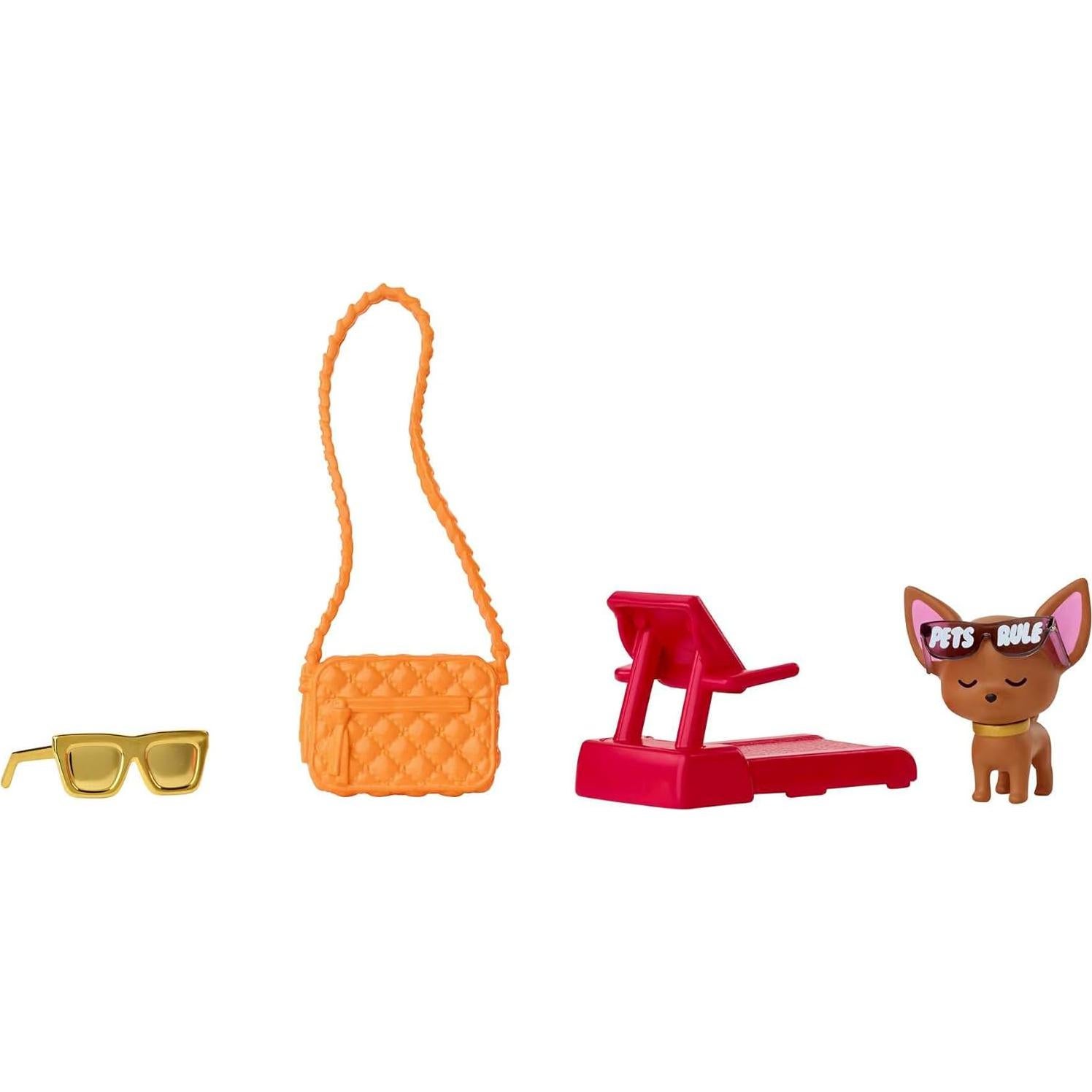 Muñeca Barbie Extra Rubia con Chaqueta Estampado Paisley Azul