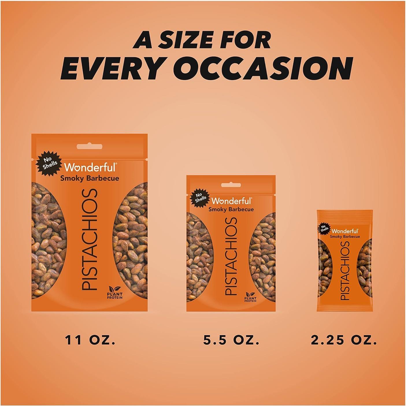 Pistachos Maravillosos Sin Cáscara BBQ 155 g - Snack Saludable