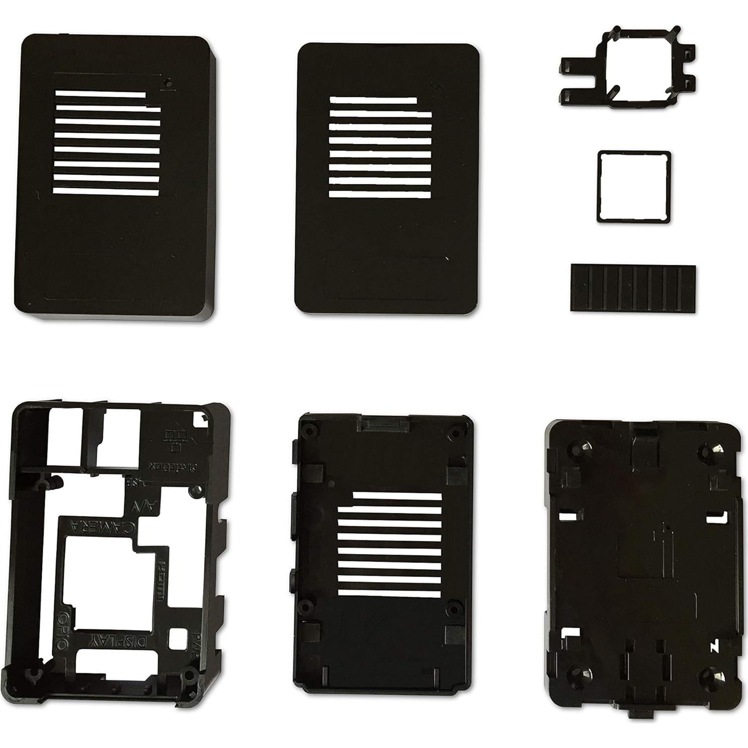 Caja MaticBox para Raspberry Pi 2/3 y Tinker Board - Apilable, Montaje Universal, Ventilador