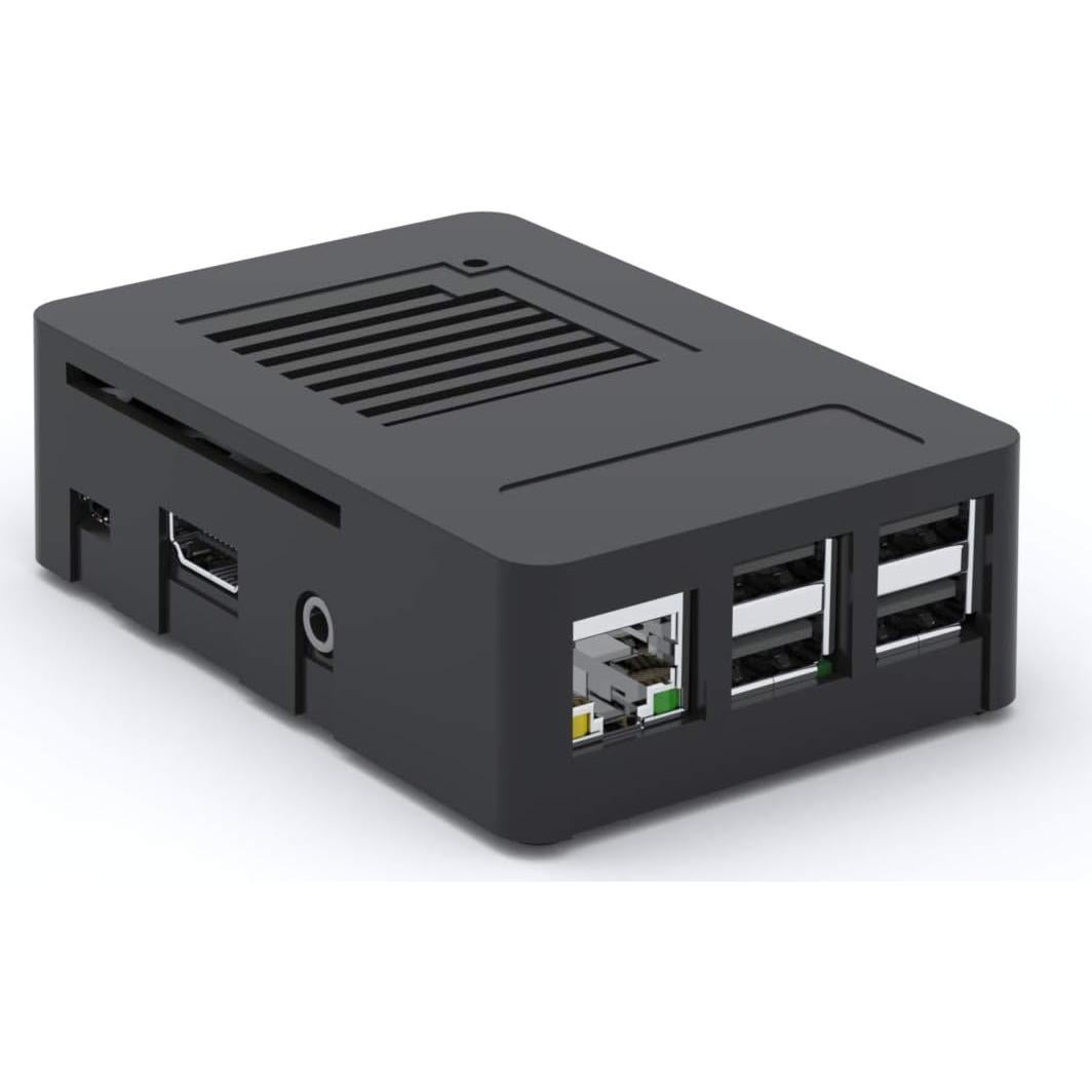 Caja MaticBox para Raspberry Pi 2/3 y Tinker Board - Apilable, Montaje Universal, Ventilador