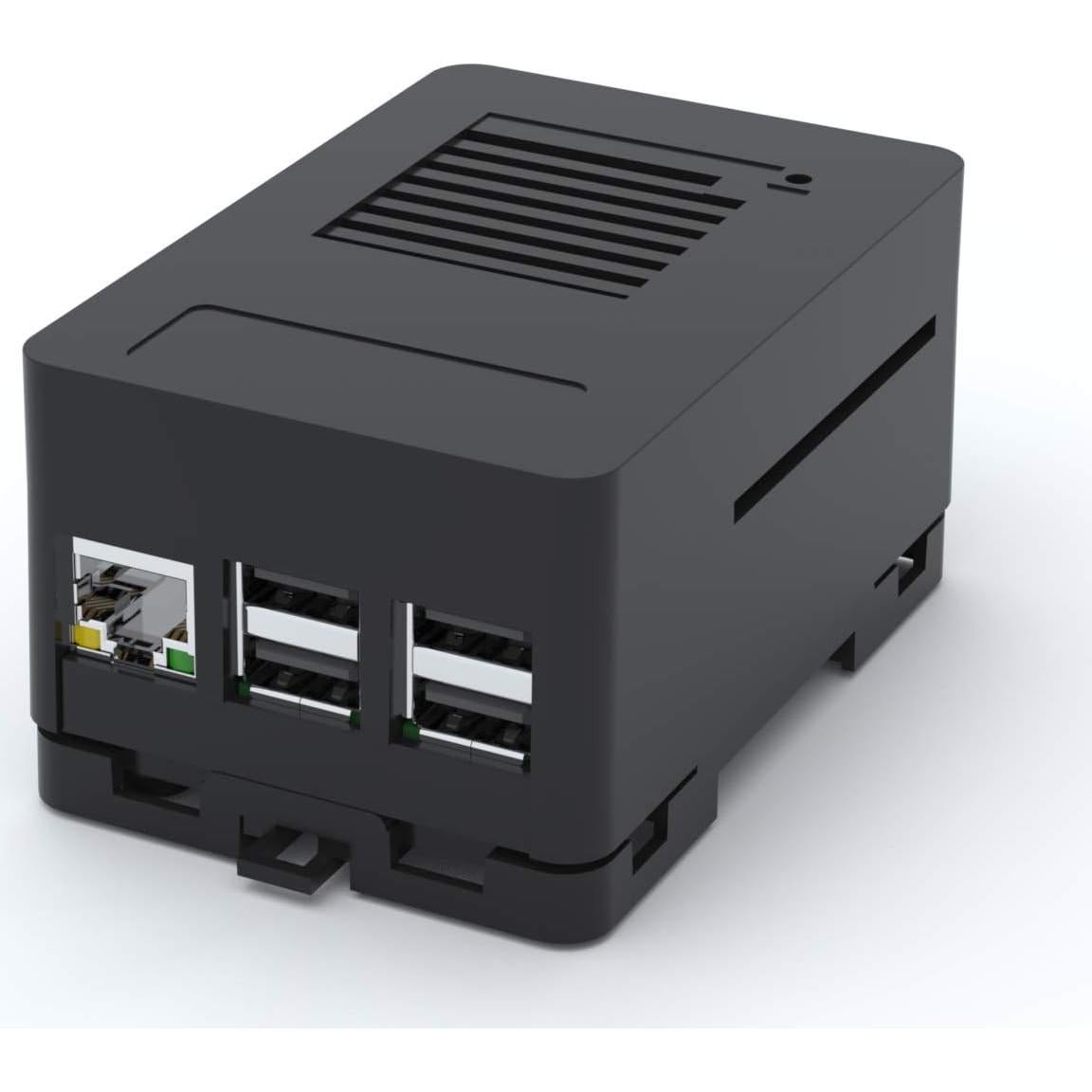Caja MaticBox para Raspberry Pi 2/3 y Tinker Board - Apilable, Montaje Universal, Ventilador