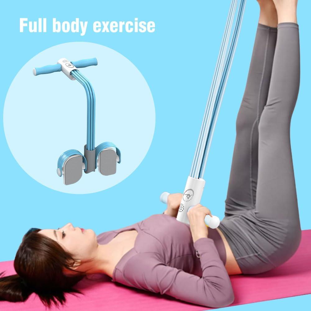 Entrenador Abdominal Pilarmuture con Banda de Resistencia Elástica