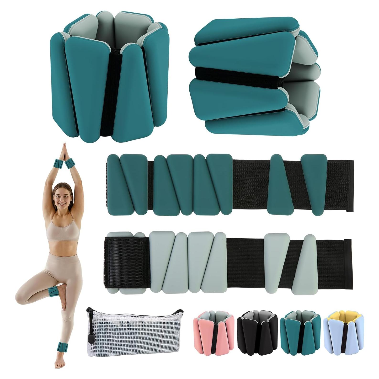 Inspack Pesas Ajustables para Muñeca y Tobillo 0.91 kg