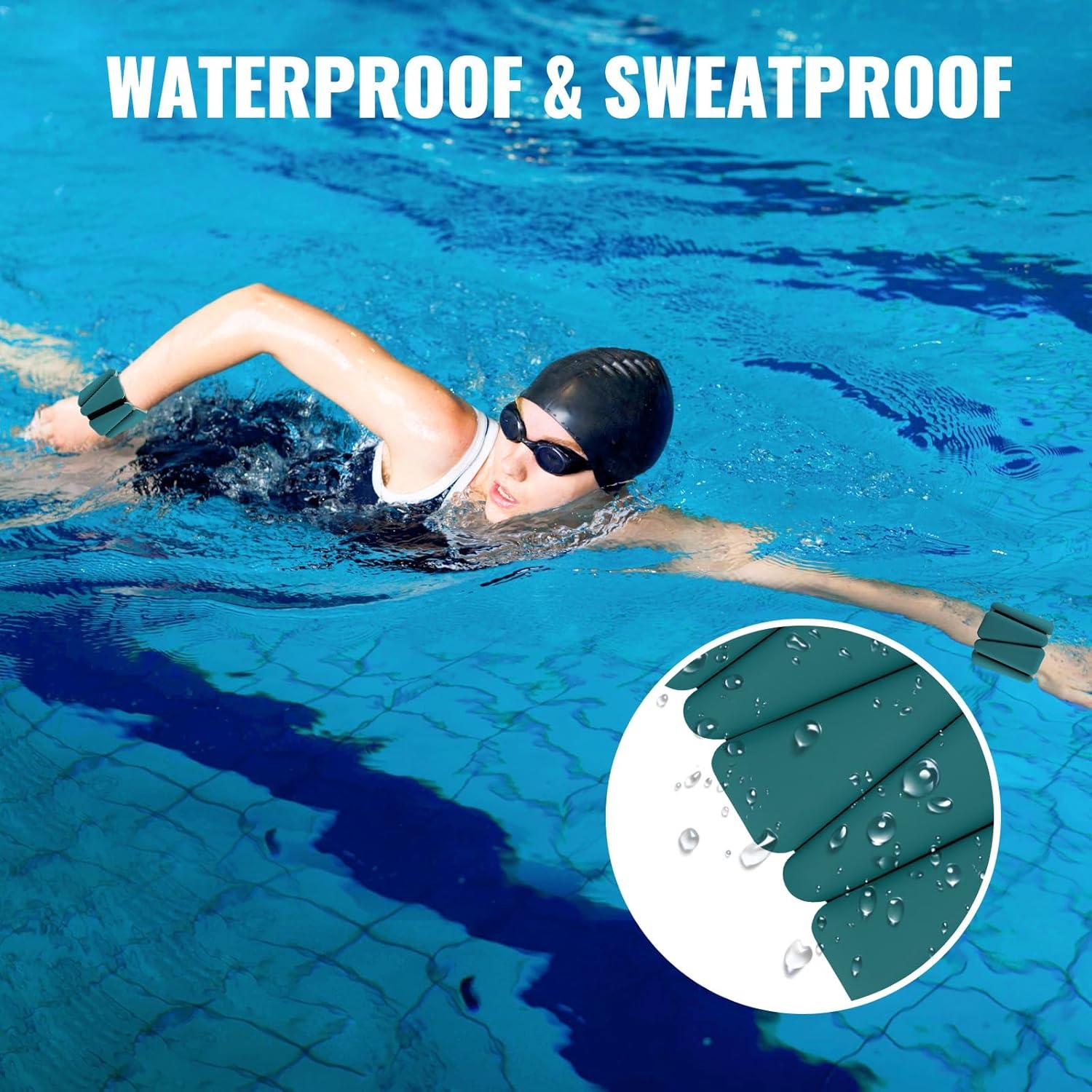 Inspack Pesas Ajustables para Muñeca y Tobillo 0.91 kg