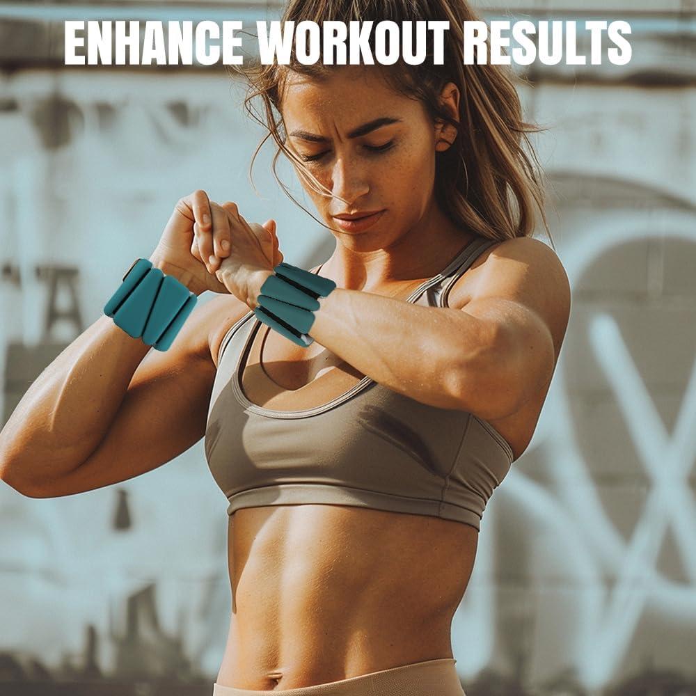 Inspack Pesas Ajustables para Muñeca y Tobillo 0.91 kg