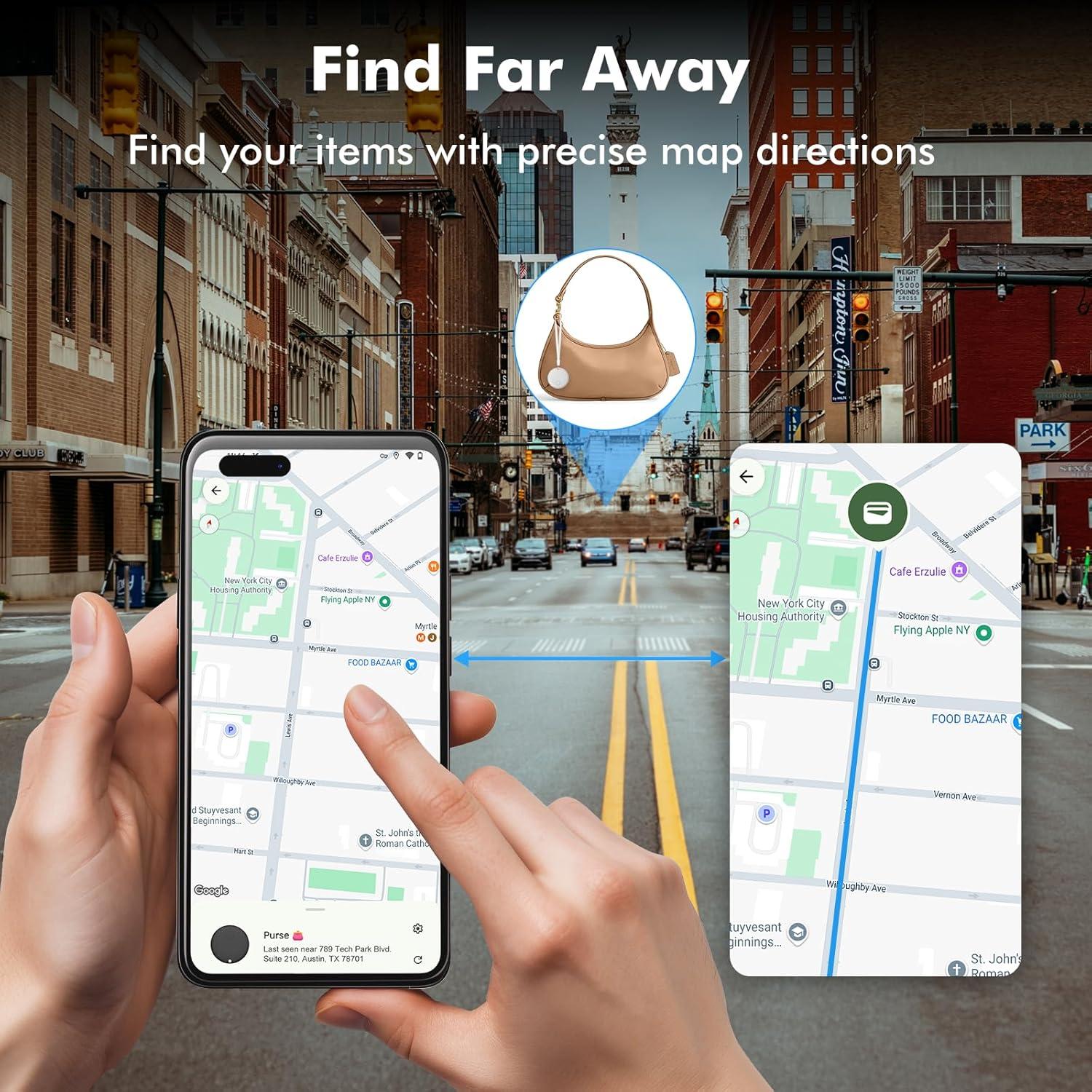 Etiquetas de Rastreo Bluetooth Beyamis Android Paquete de 4