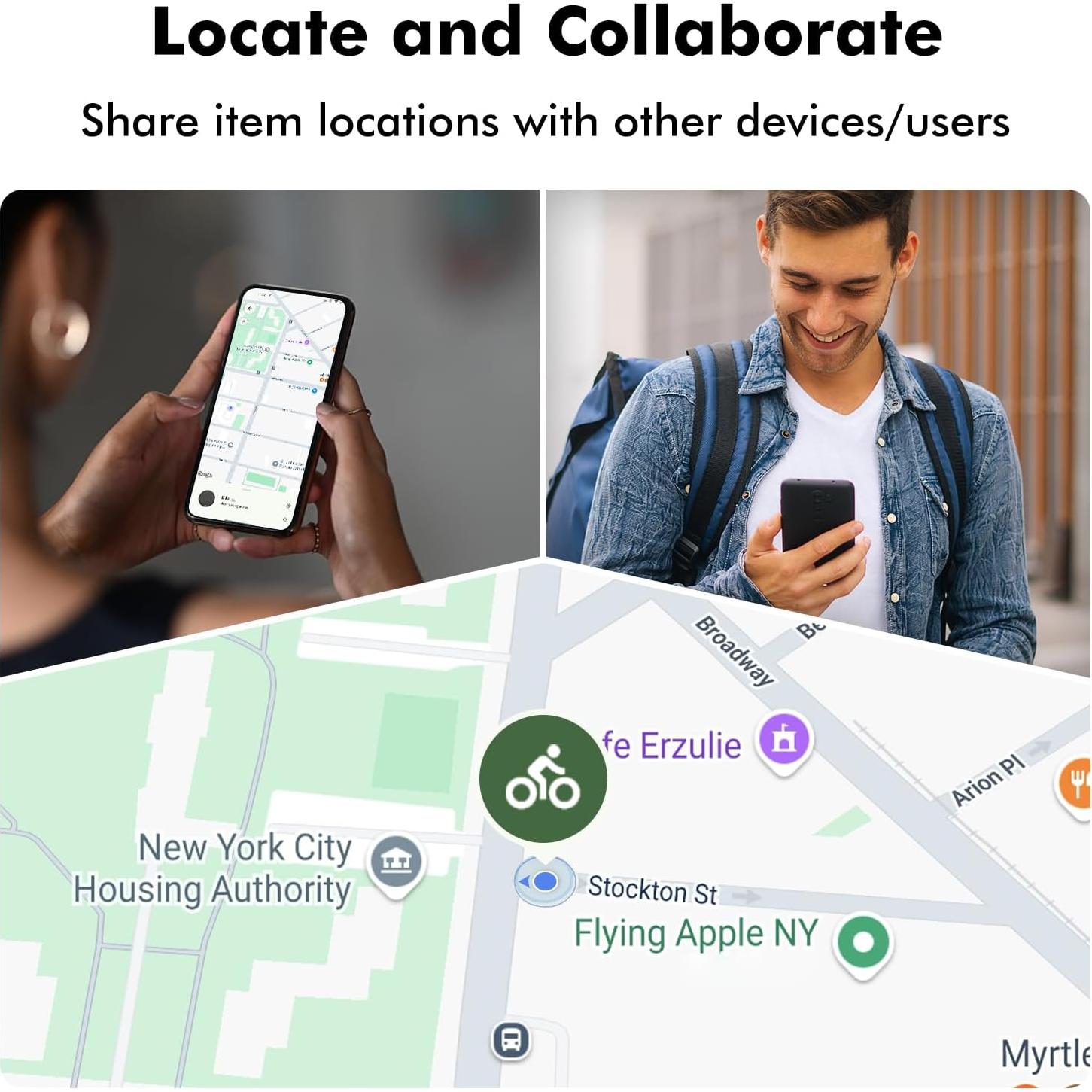 Etiquetas de Rastreo Bluetooth Beyamis Android Paquete de 4